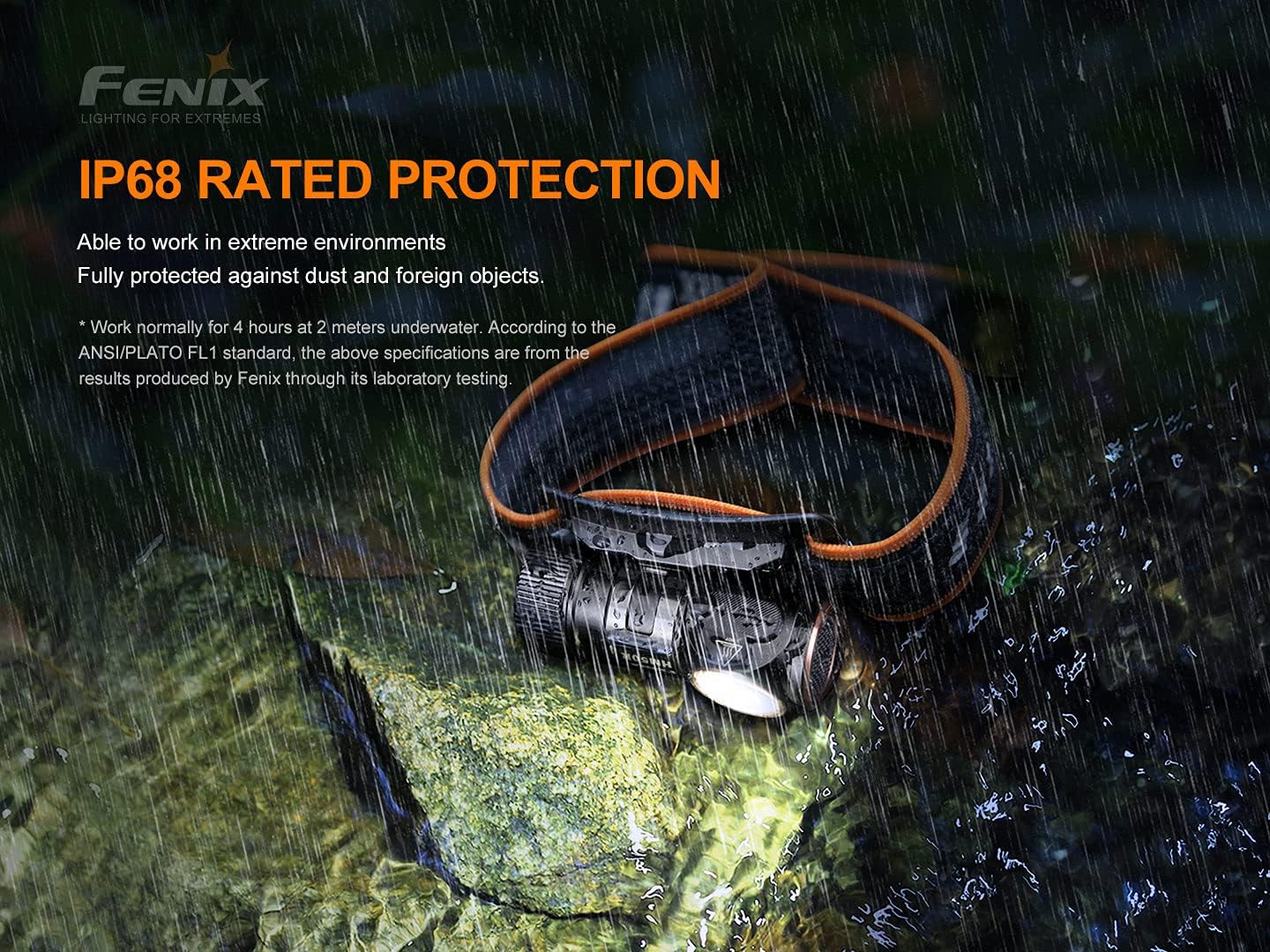 Bright Reusable ARB-L16 Headlamp Bundle by Fenix HM50R V20