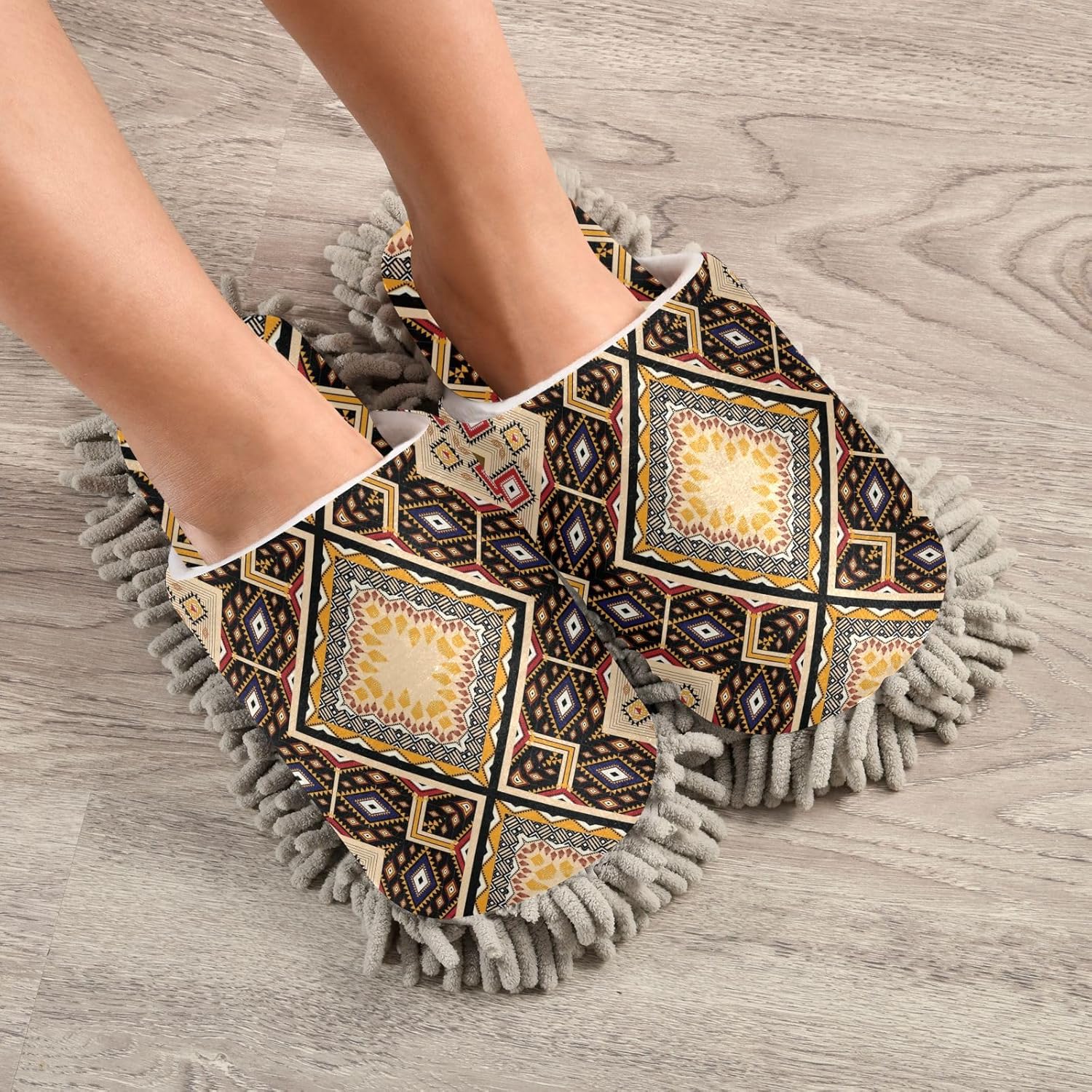 Kigai Microfiber Slippers for Floor Cleaning Soft Washable and Comfortable