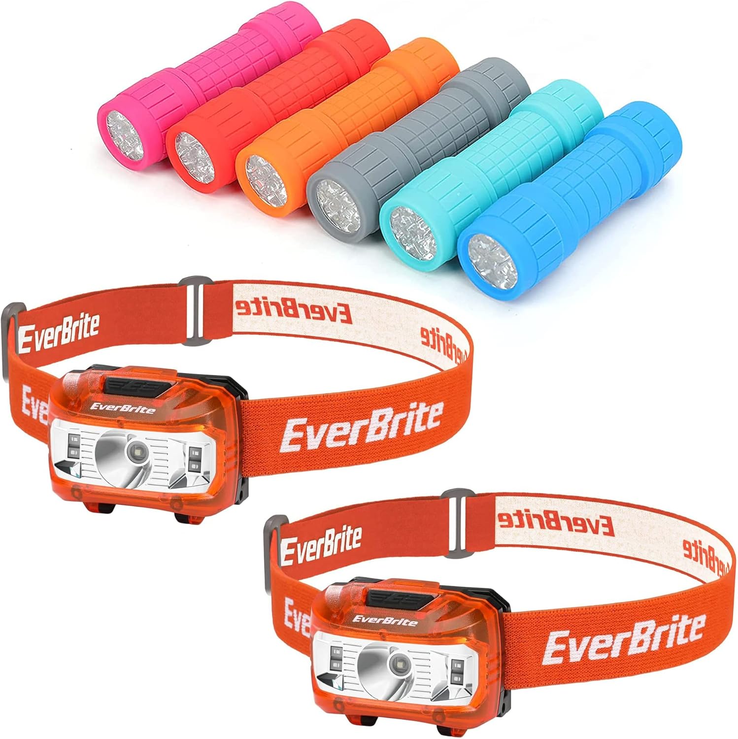 EverBrite LED Headlamp Flashlight Bundle Portable and Powerful