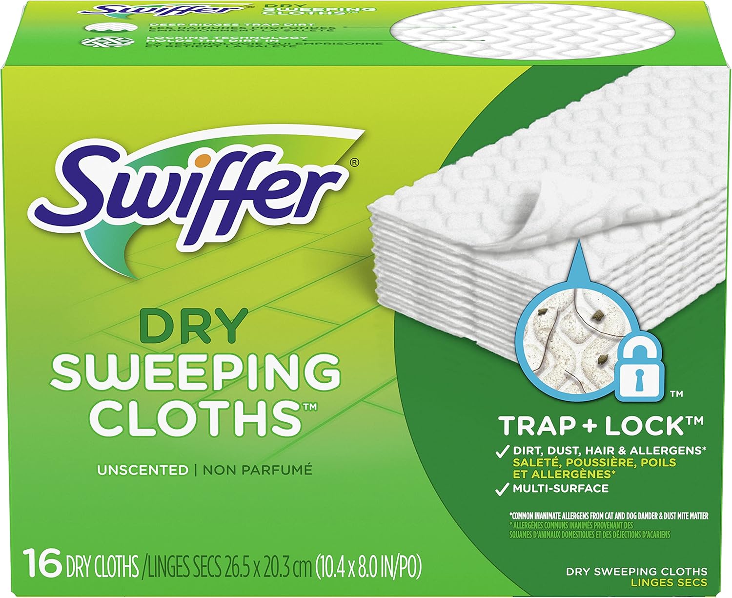 Swiffer Disposable Cloth Dry Sweeping Refills 16 Count