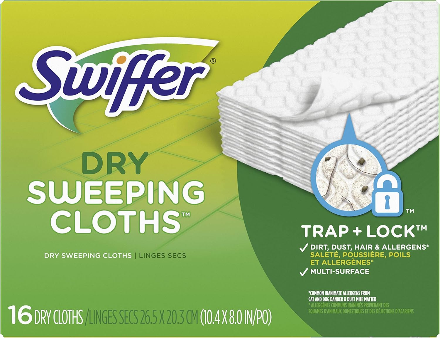 Swiffer Dry Sweeper 12-Piece Set for Daily Use on All Surfaces