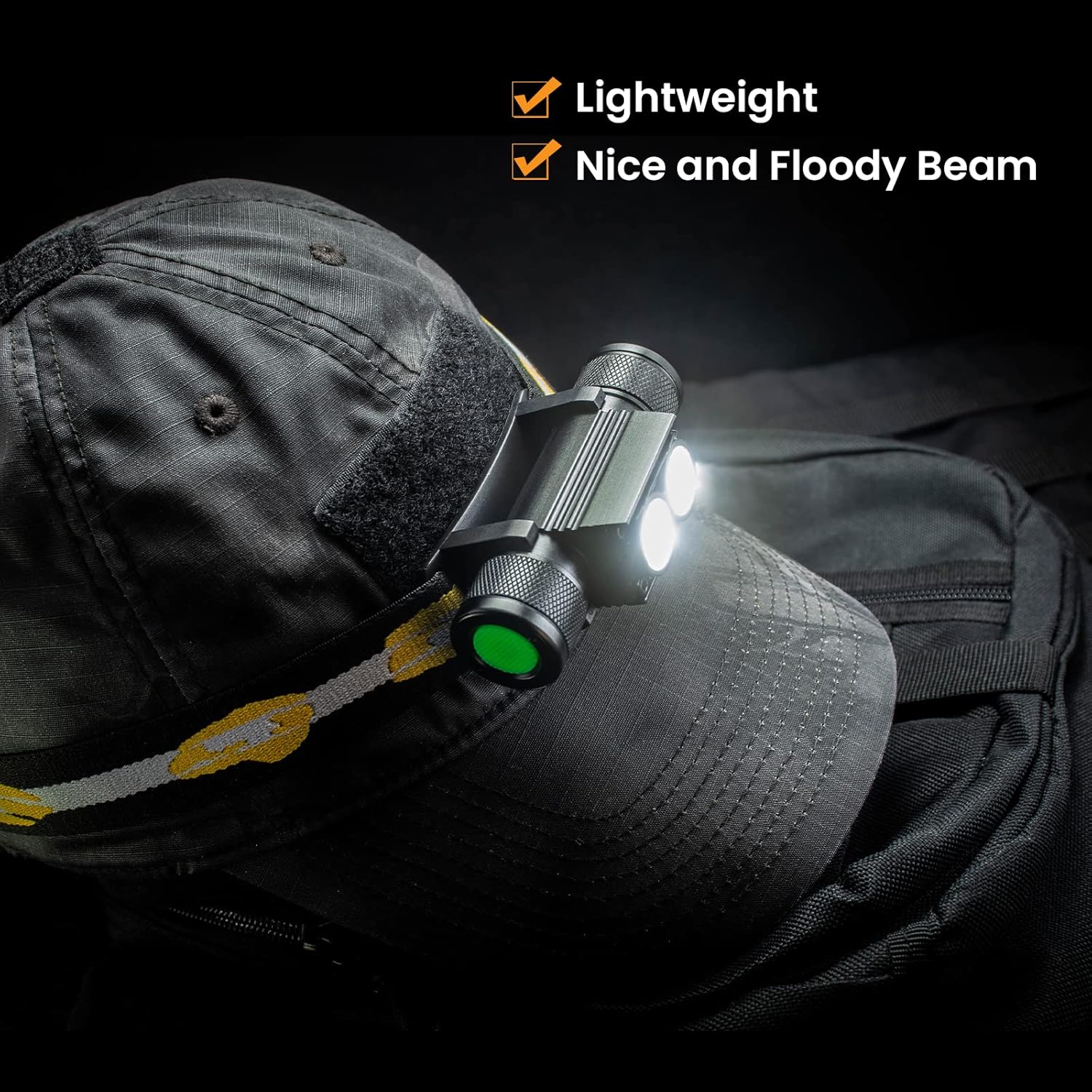 Ergonomic Design Super Bright Long-lasting Headlamp for Hiking Camping