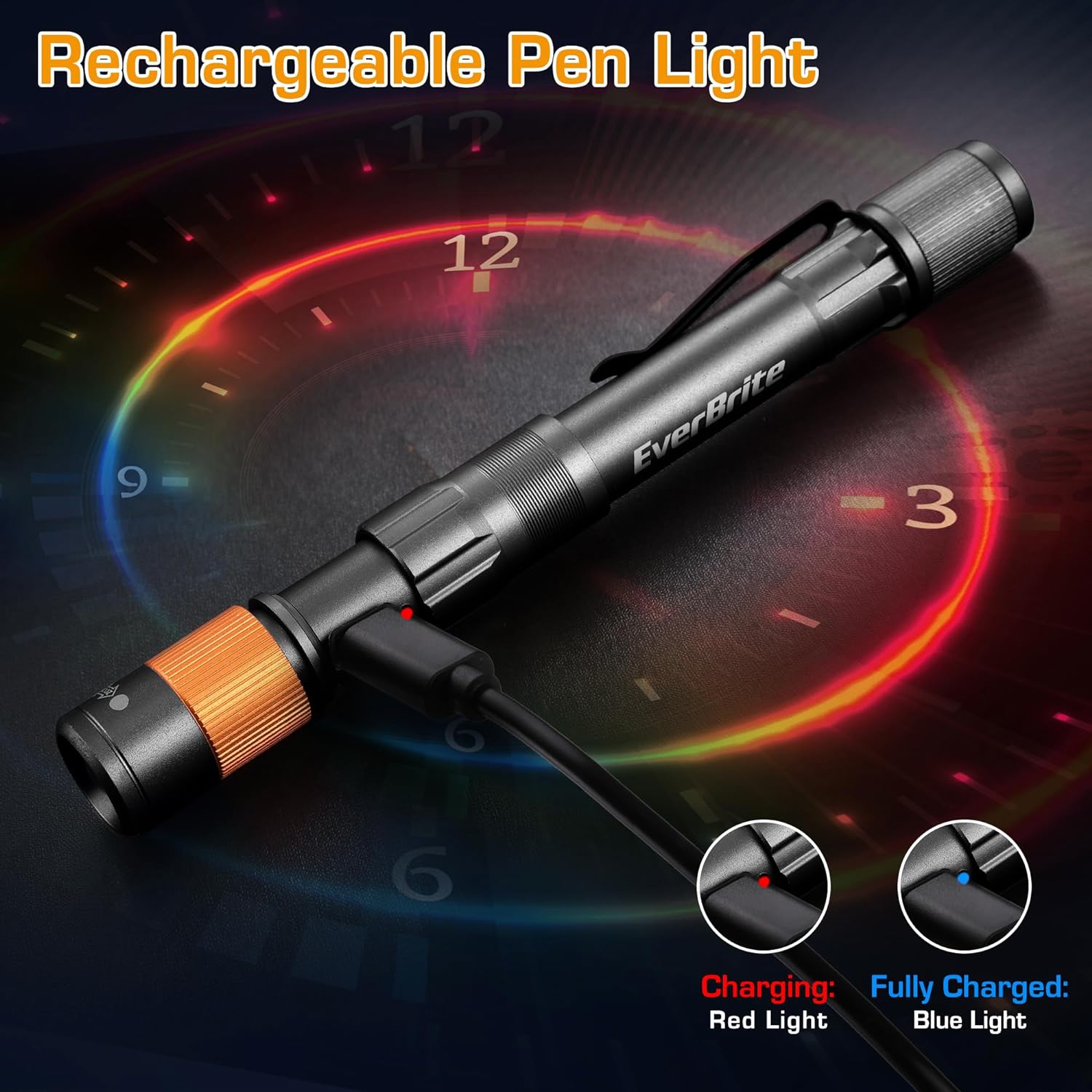 EverBrite Rechargeable Pen Light Headlamp
