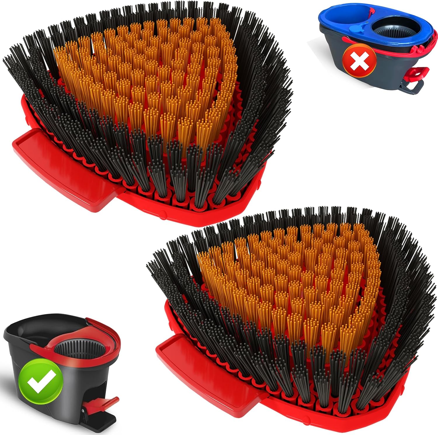 Fatmass Rotating Mop Brush Head