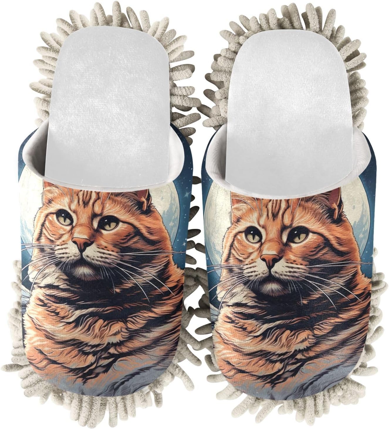 Cozy Cleaning Washable Mop Slippers for Home Floors