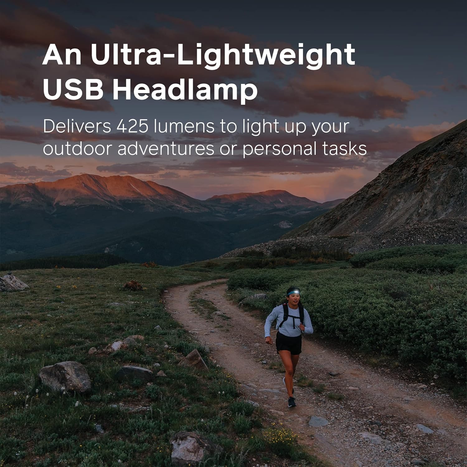 BioLite 425 Lumen Rechargeable Headlamp for Outdoor Comfort