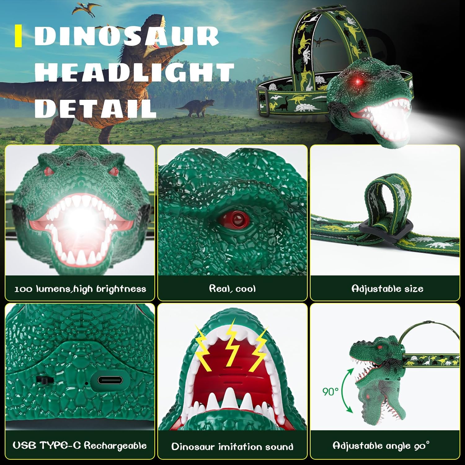 Dysaim Bright T-Rex LED Head Lamp