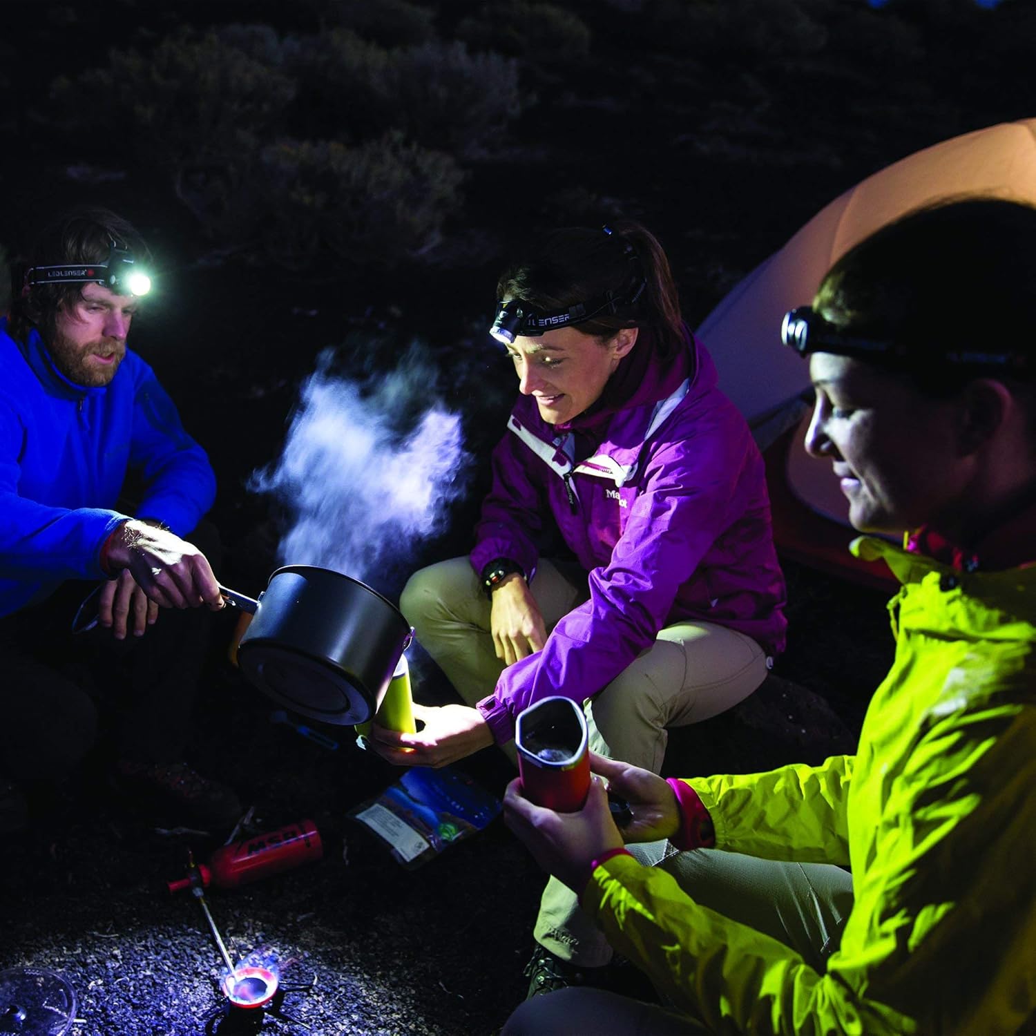 1000 Lumens Rechargeable Headtorch for Camping