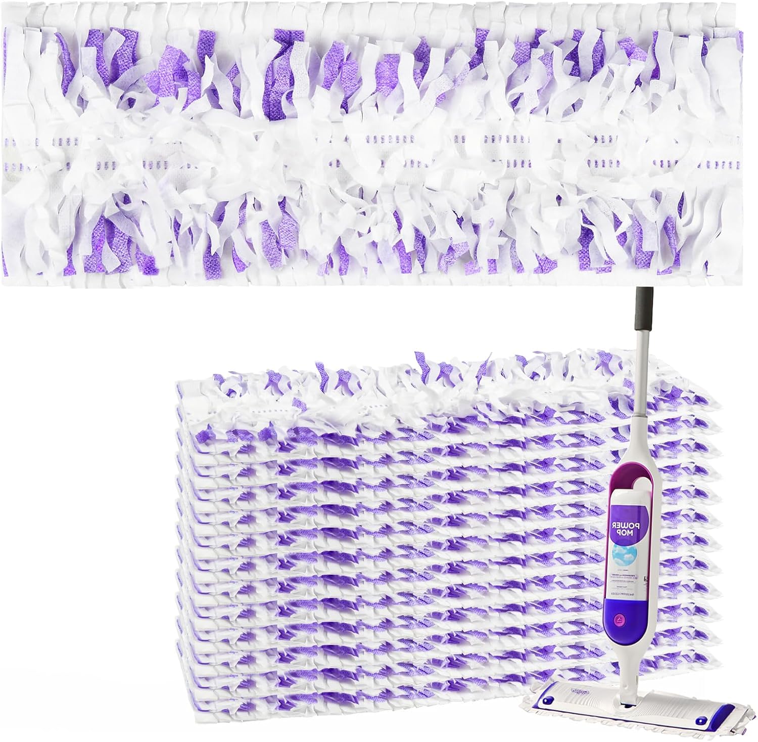 12 Pack Disposable Mop Pads for PowerMop Multi-Surface Floor Mop