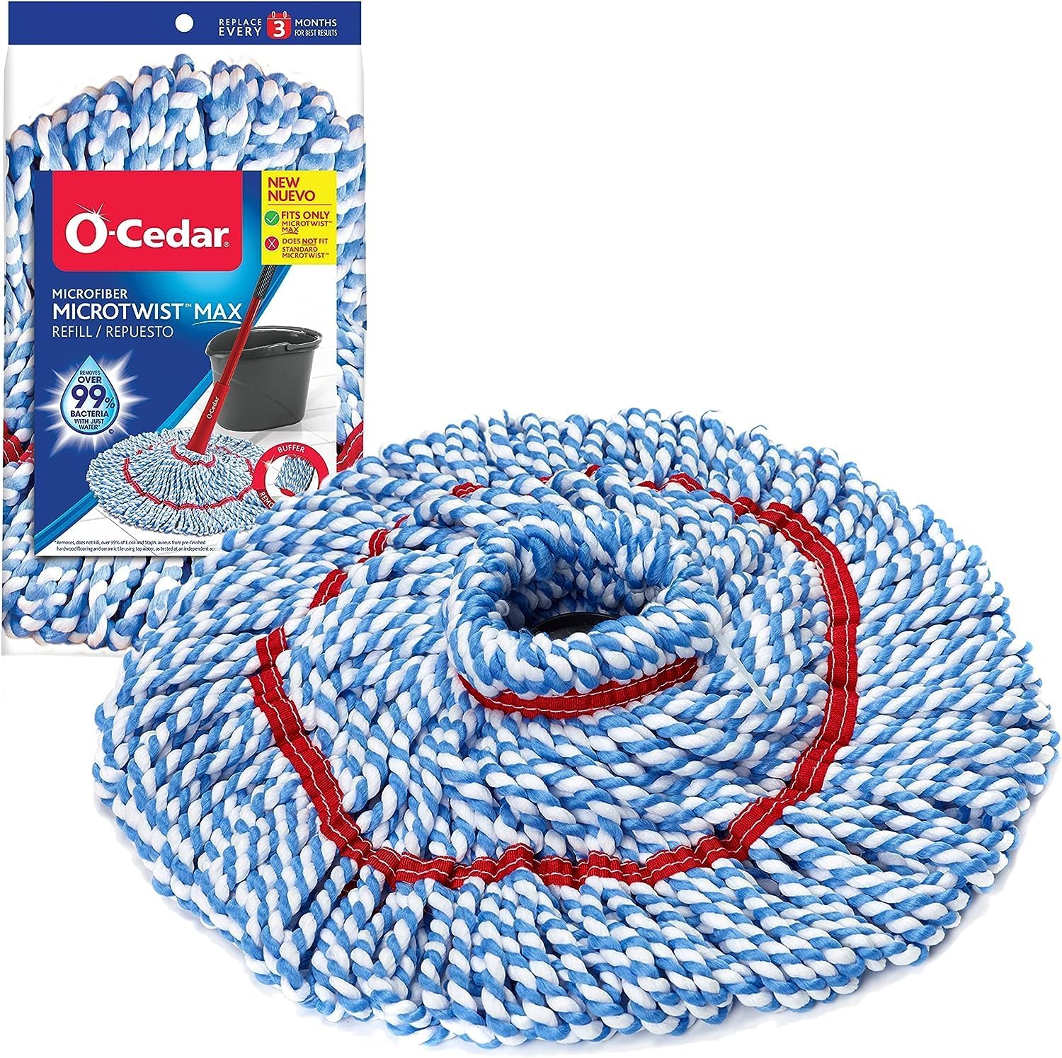 O-Cedar MicroTwist Microfiber Twist Mop Refill Set
