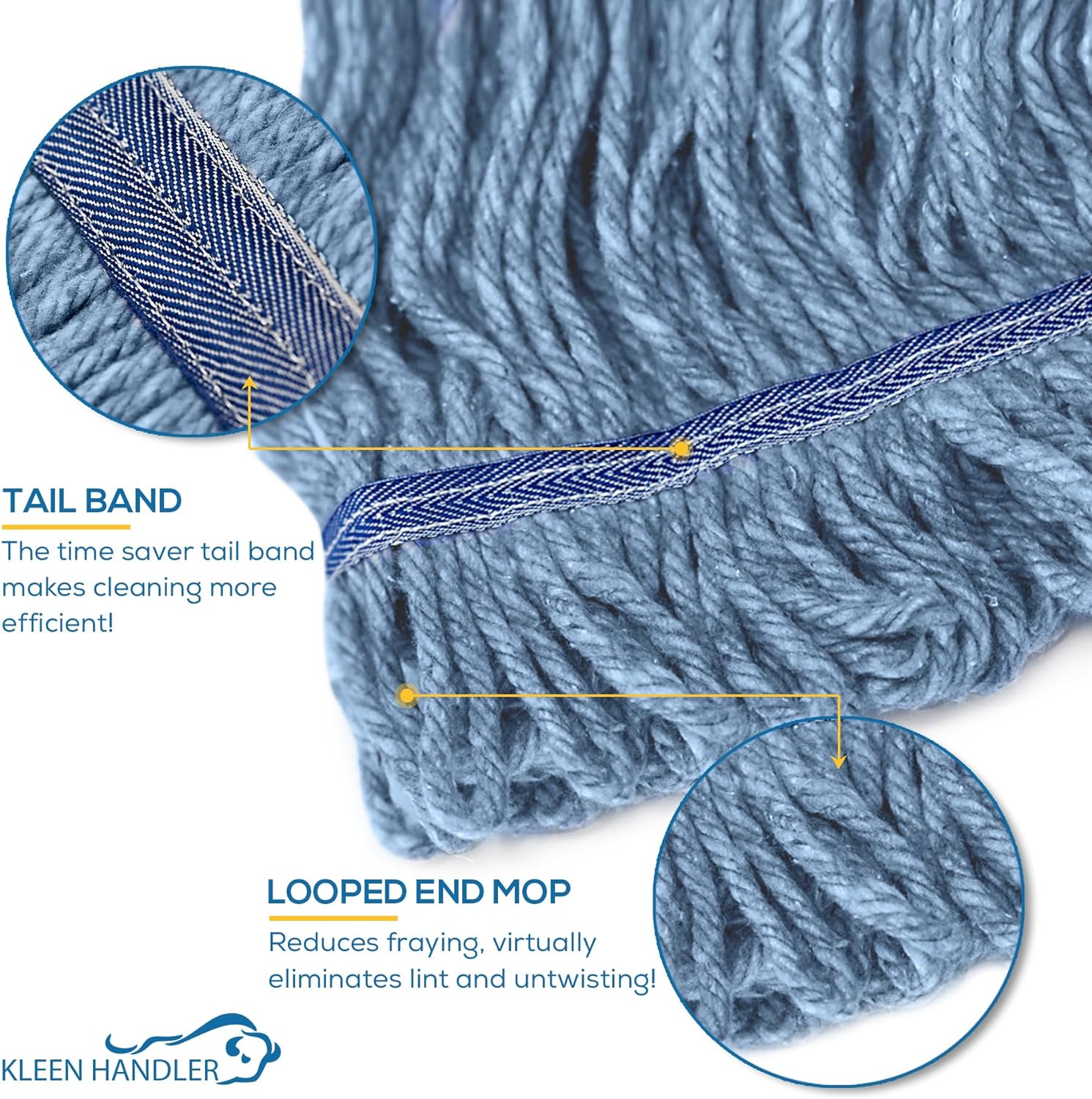 KLEEN HANDLER Commercial Mop Head Replacement