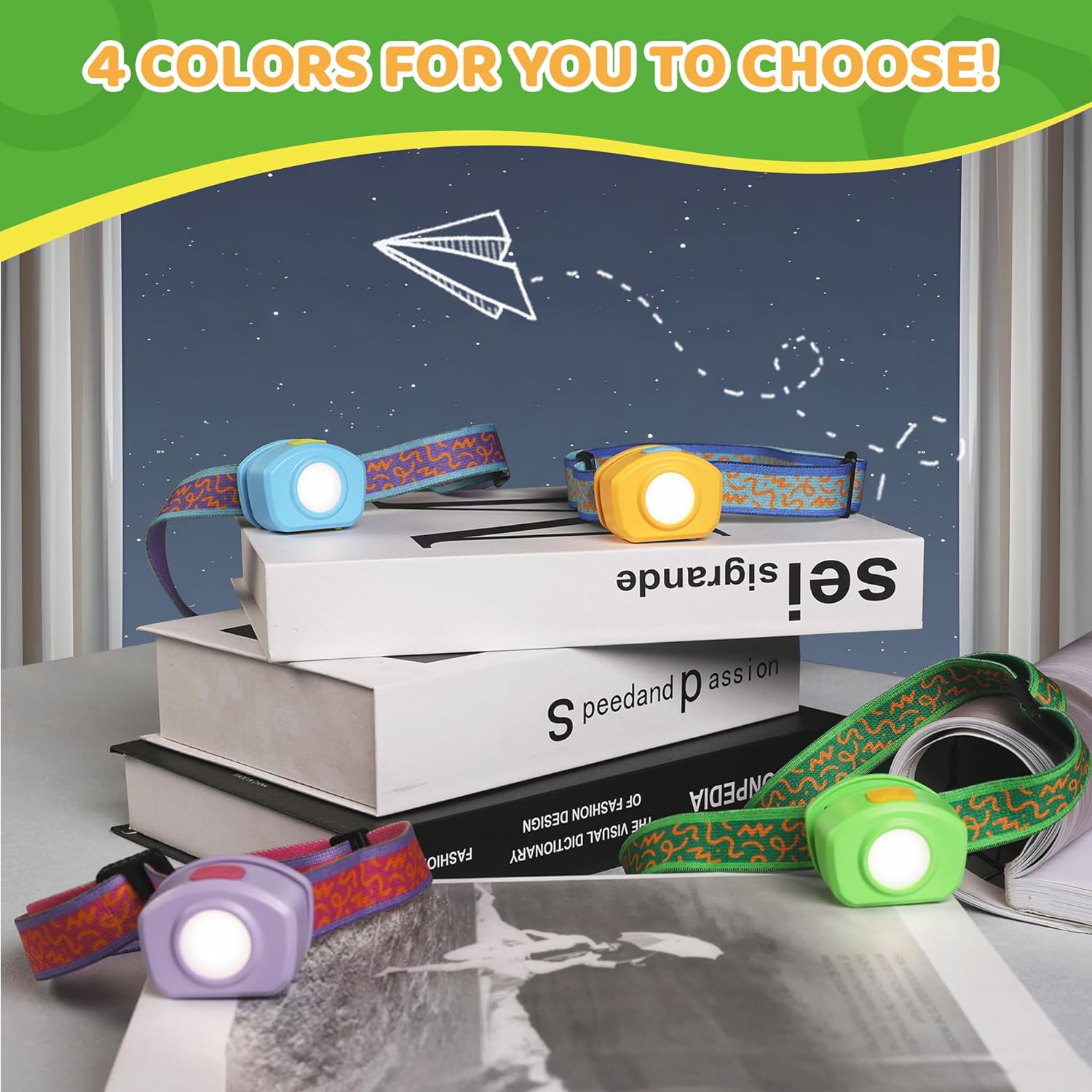 EverBrite LED Headlamp with RGB Mode and 3 Light Modes
