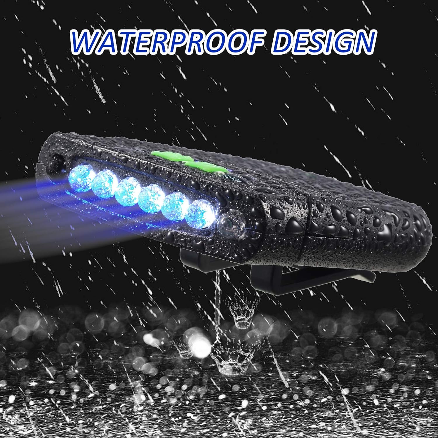Waterproof Rechargeable 6 LED Cap Lights