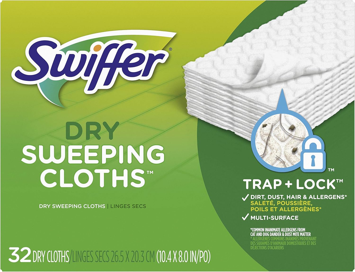 Swiffer Sweeper Dry Mop Pads for Floors 32-Count Pack