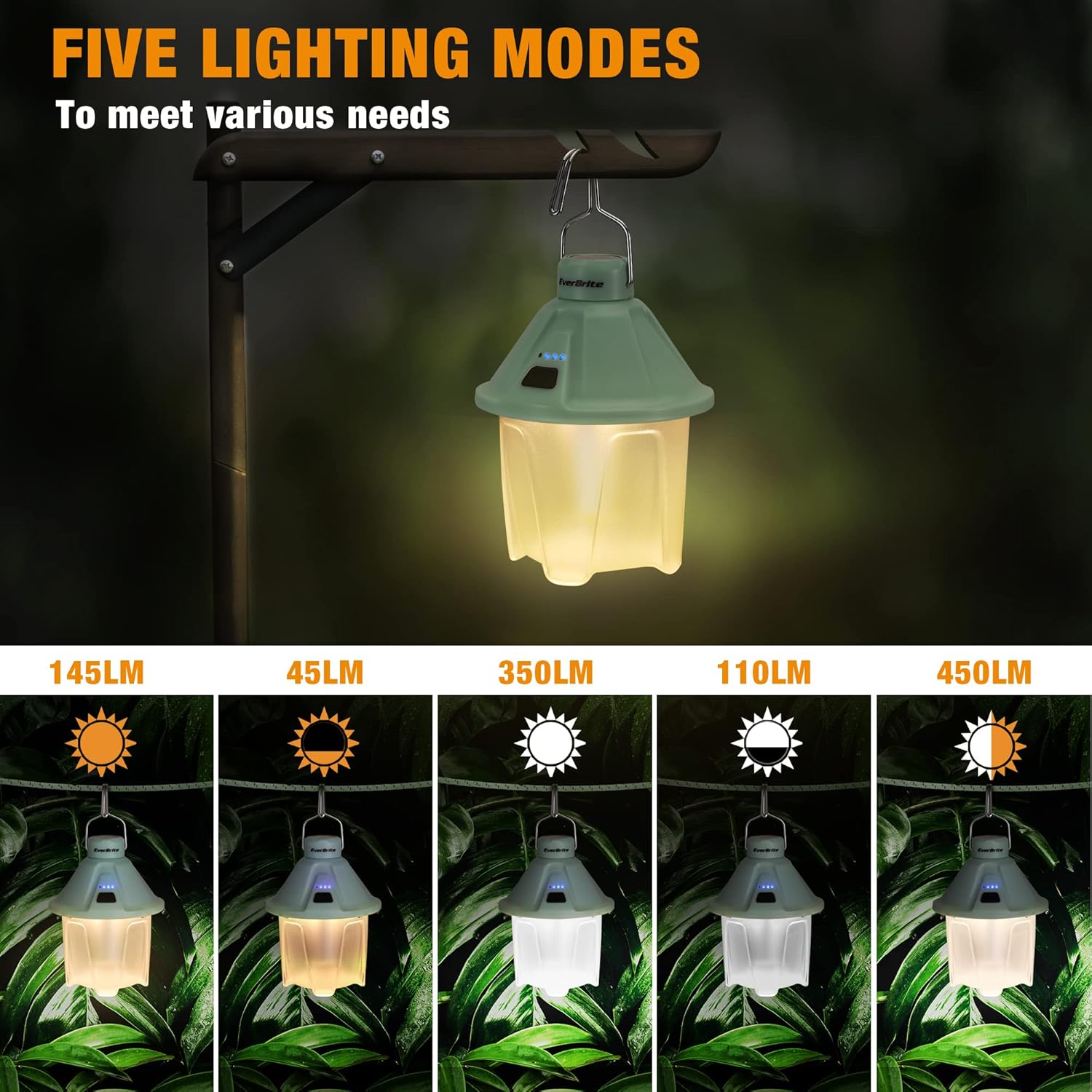 Vivid 450LM Camping Lantern for Outdoor csvfile