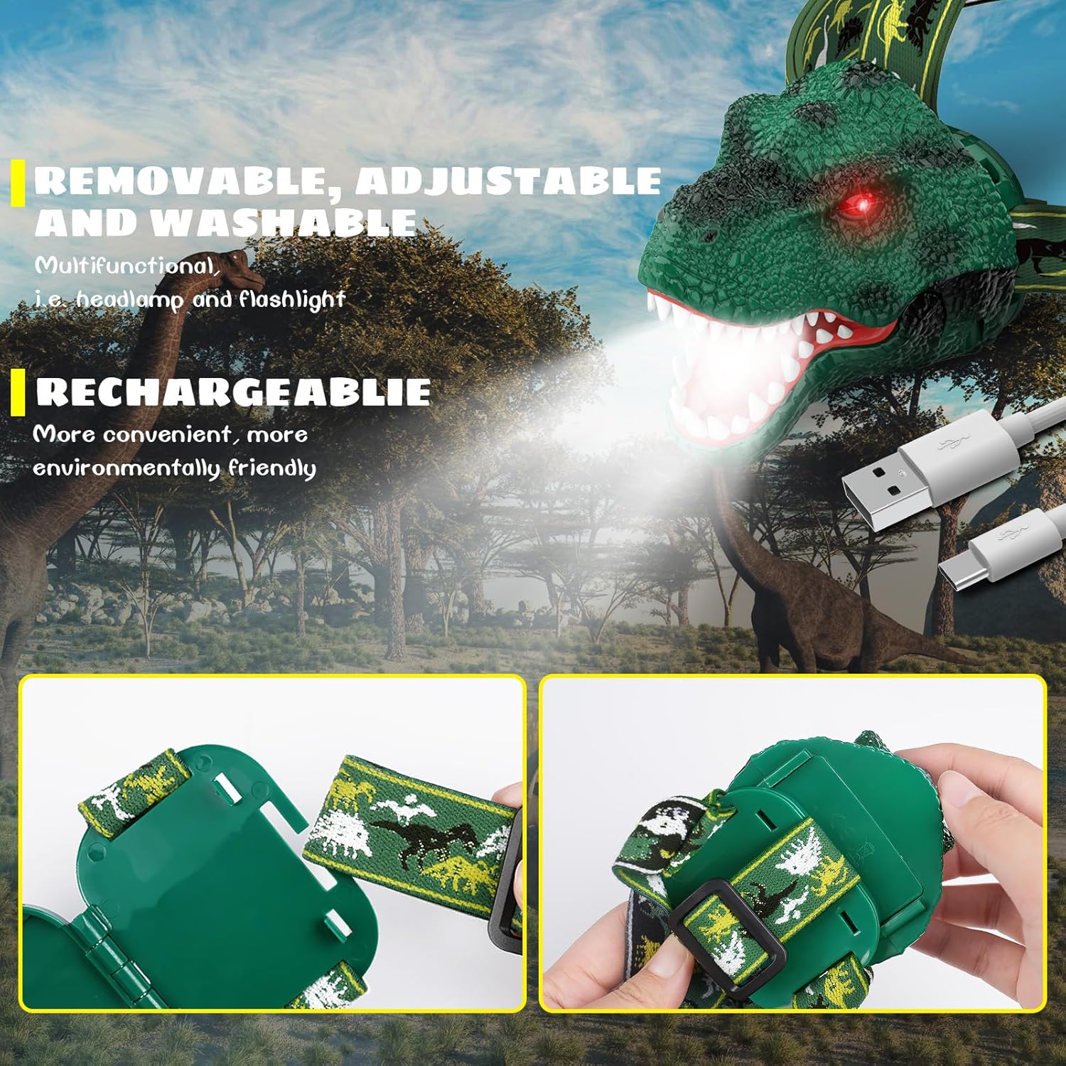 Dysaim Bright T-Rex LED Head Lamp