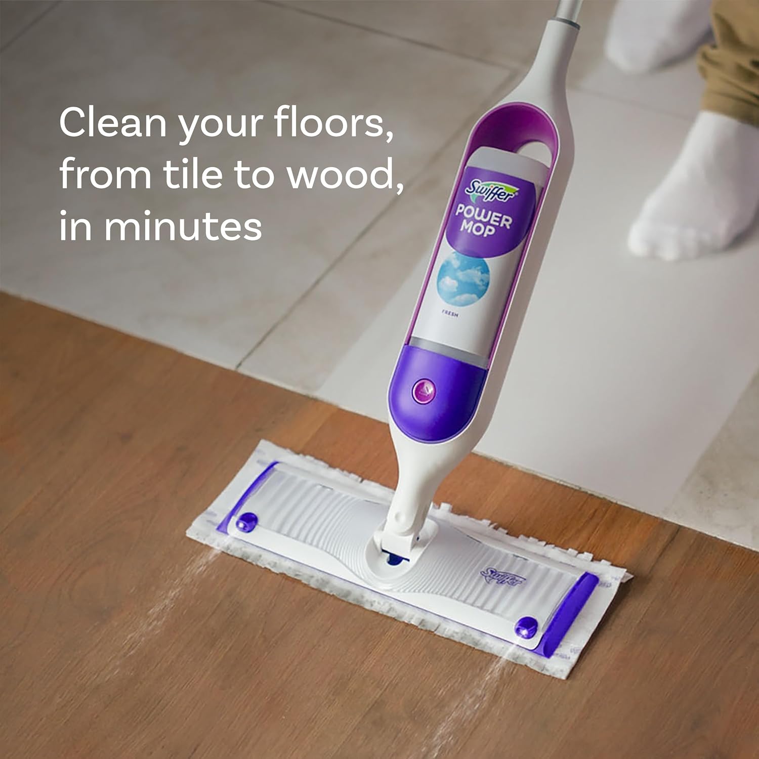 Swiffer PowerMop R1 Refill Pads - Multi-Surface 8 Count Pack of 2