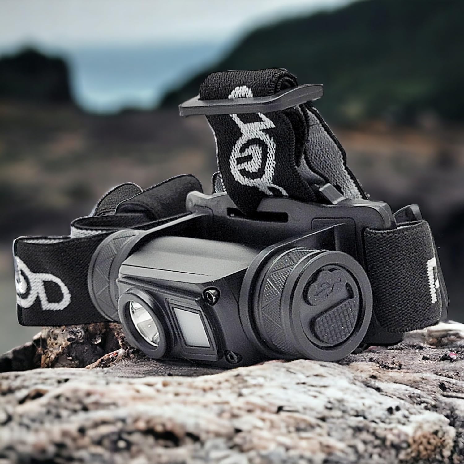 LightUp Power Rechargeable LED Headlamp for All Night