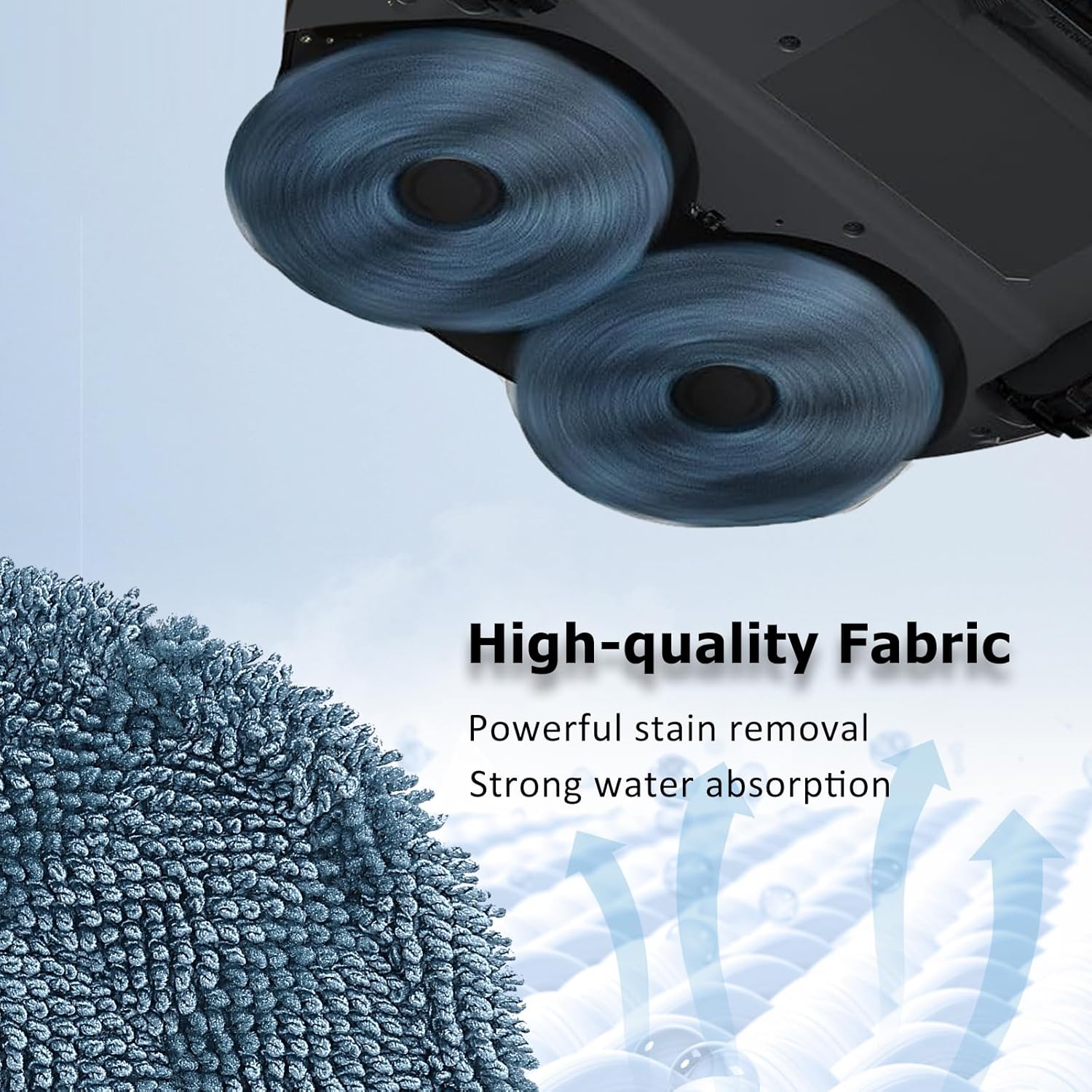 6-Piece Upvote Mop Pads for X10 Pro Omni Robot Vacuum