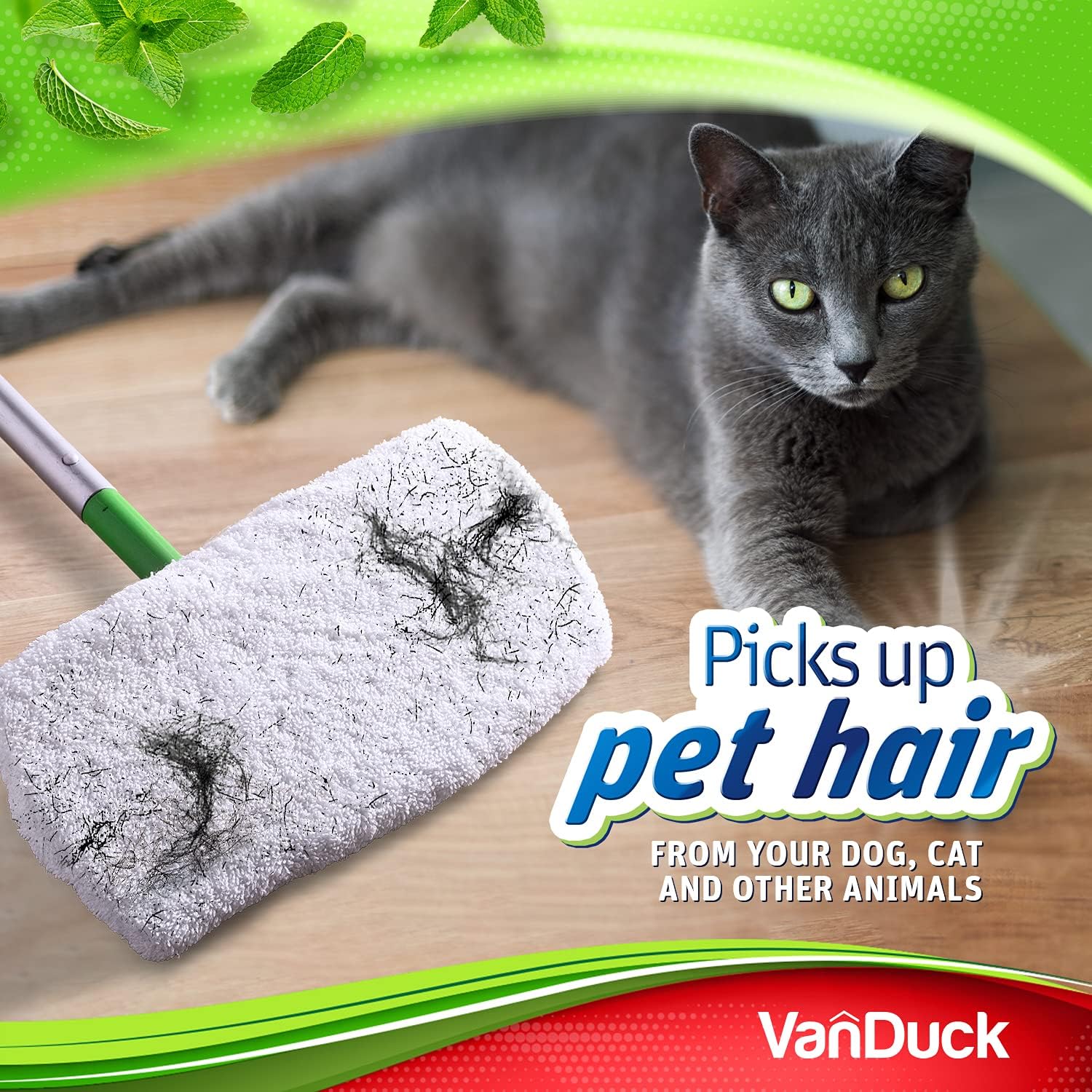 Reusable 100 Cotton Mop Pads VanDuck