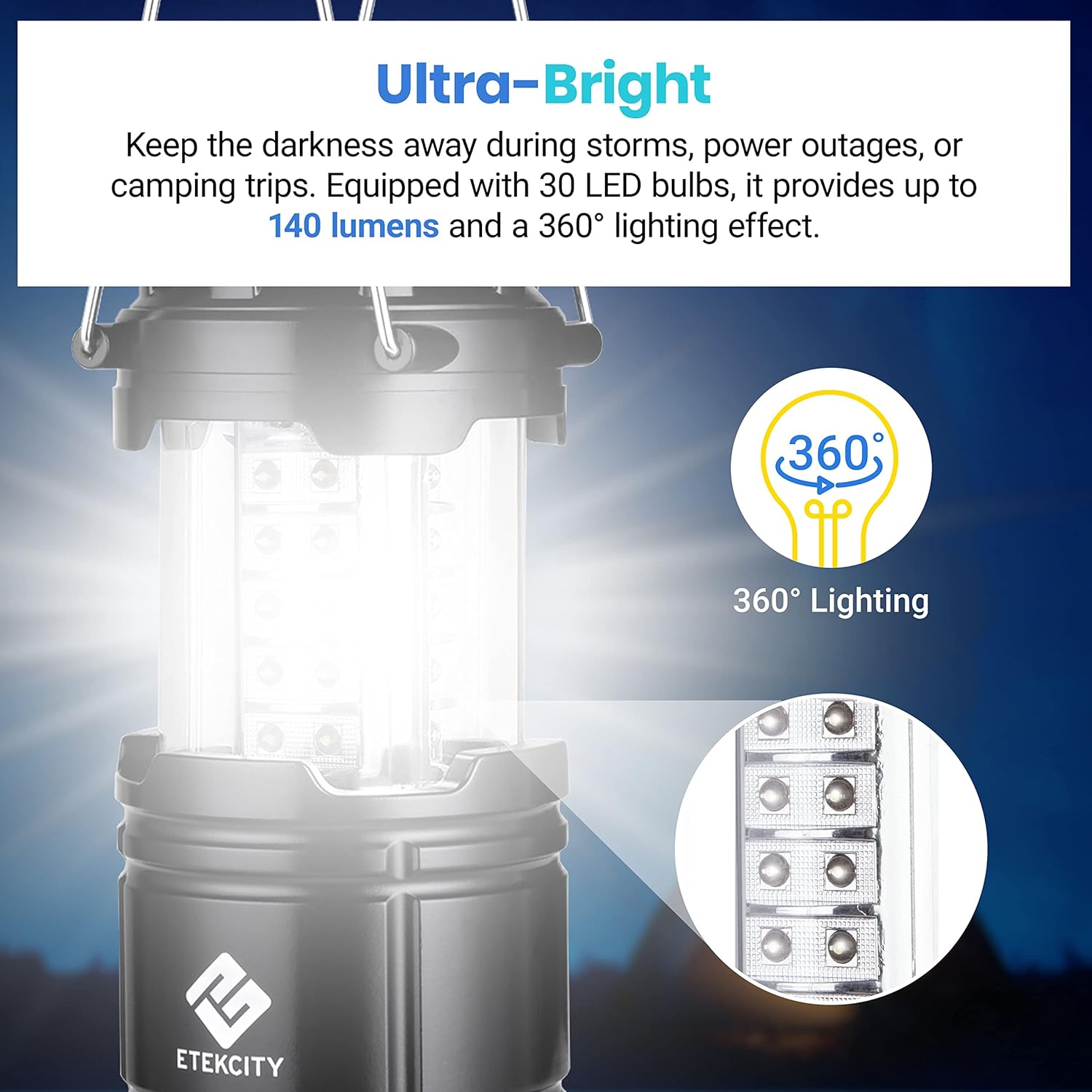 Energizer Etekcity Camping Lights Bundle
