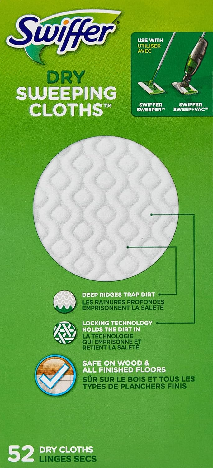 Swiffer Sanrap Dry Mop Refills for All-Purpose Floor Mopping
