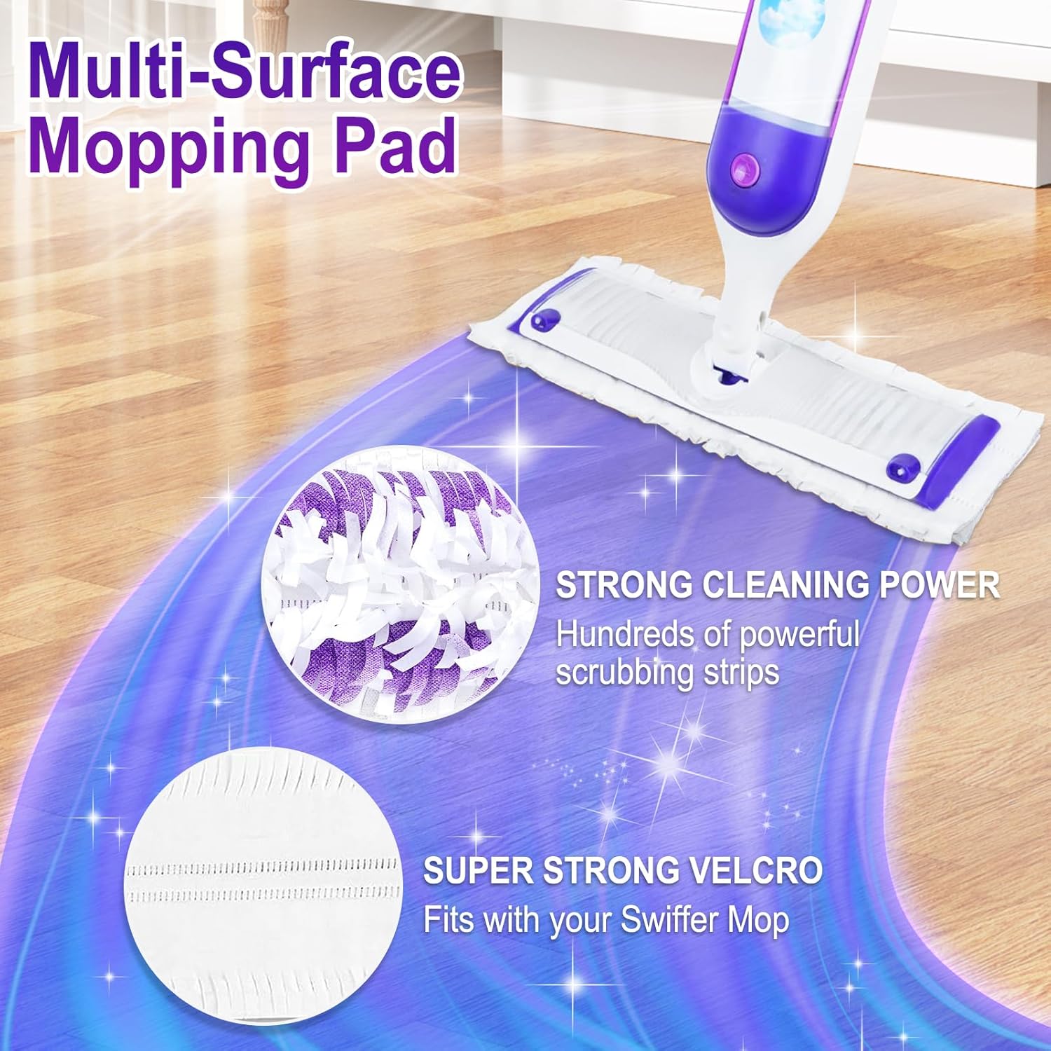 20 Pack Disposable Mopping Pads for Swiffer Power Mop