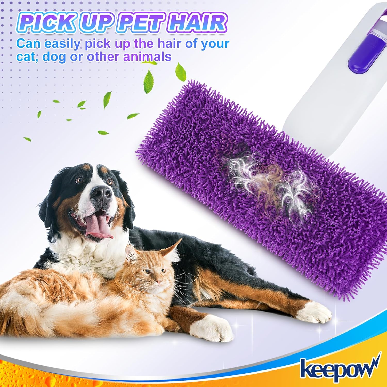 Keepow Reusable Power Mop Refill Pads