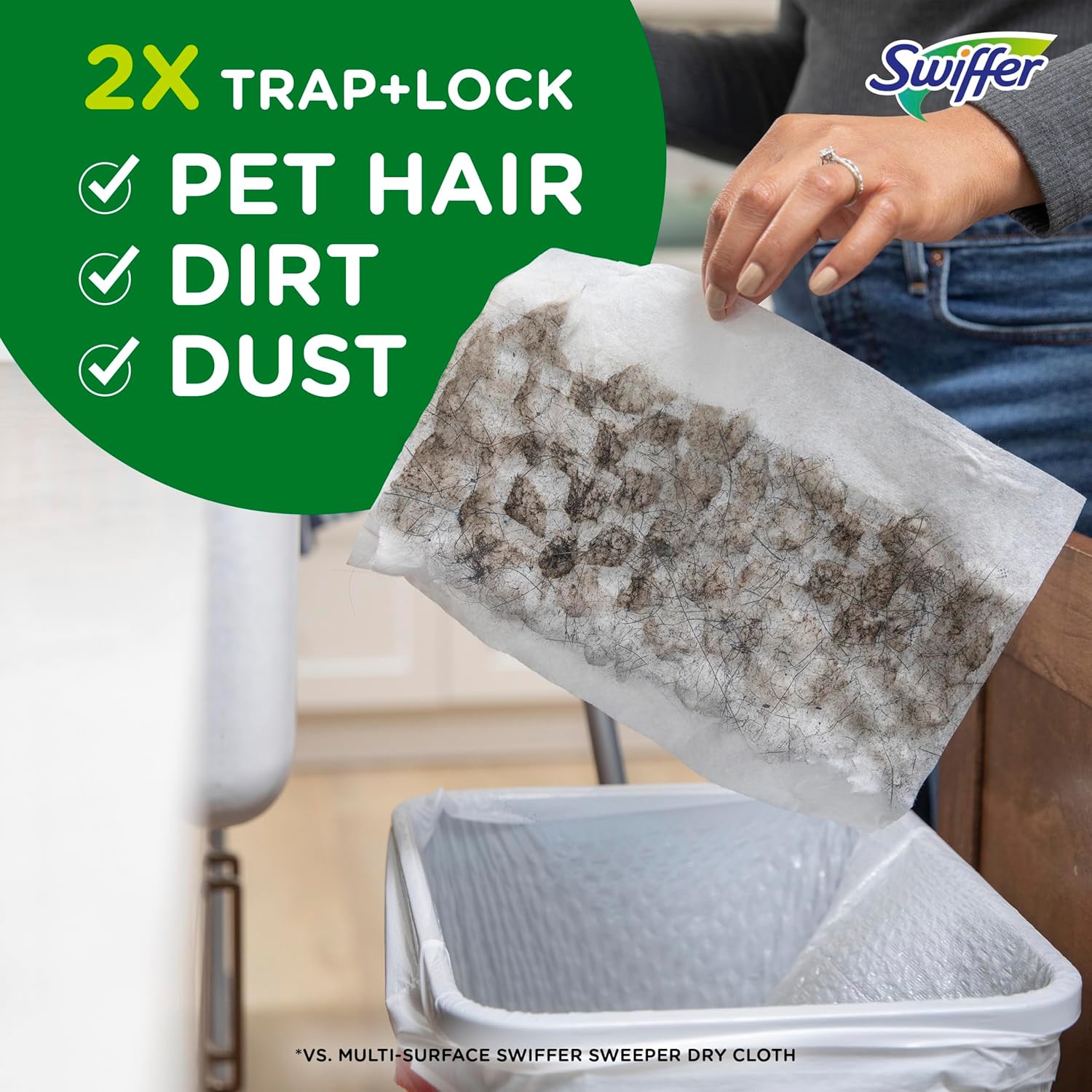 Swiffer Sweeper Pet Deep Clean with 32 Count for Your Floors
