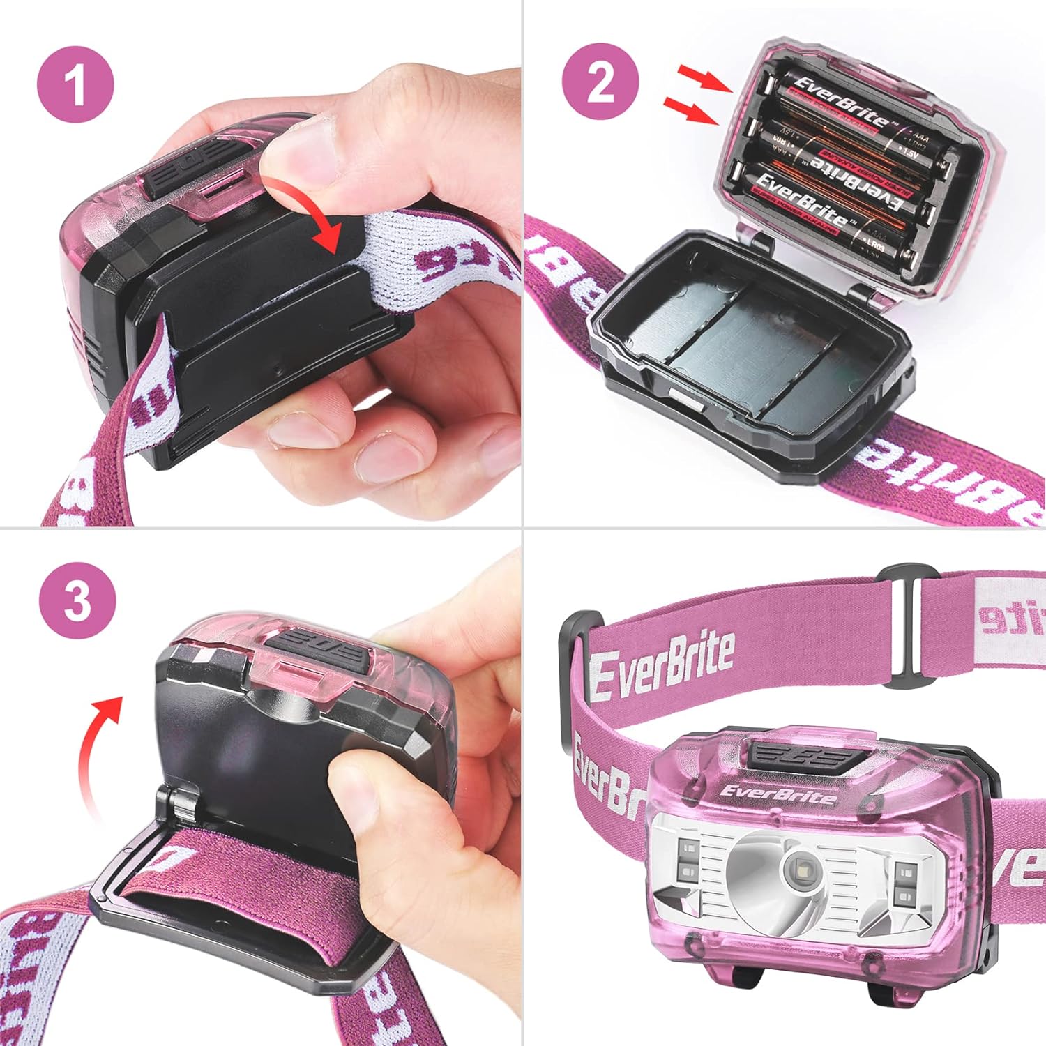 EverBrite 2-in-1 Headlamp Set for Kids Adults