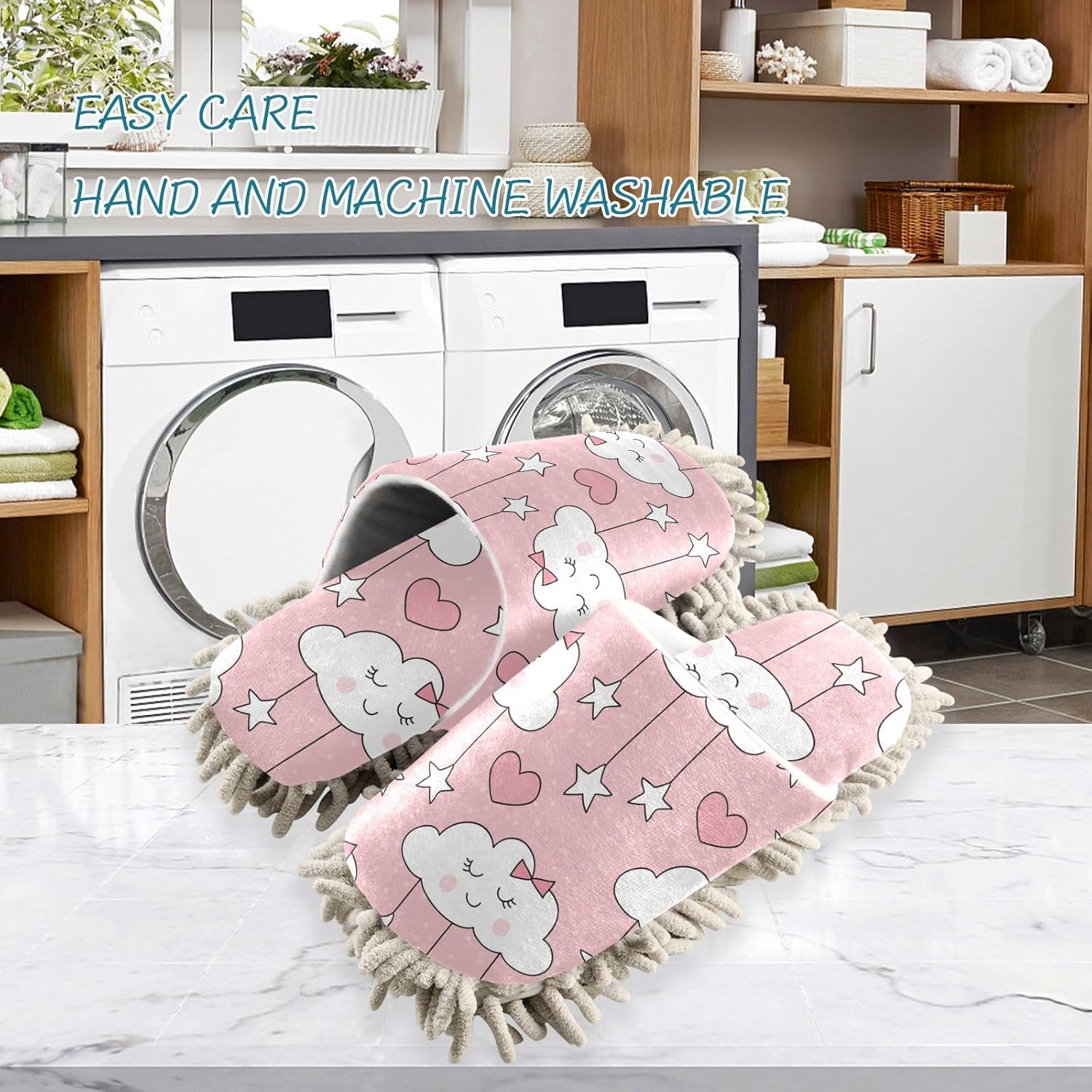 Kigai Microfiber Slippers Durable Soft for Mopping and More