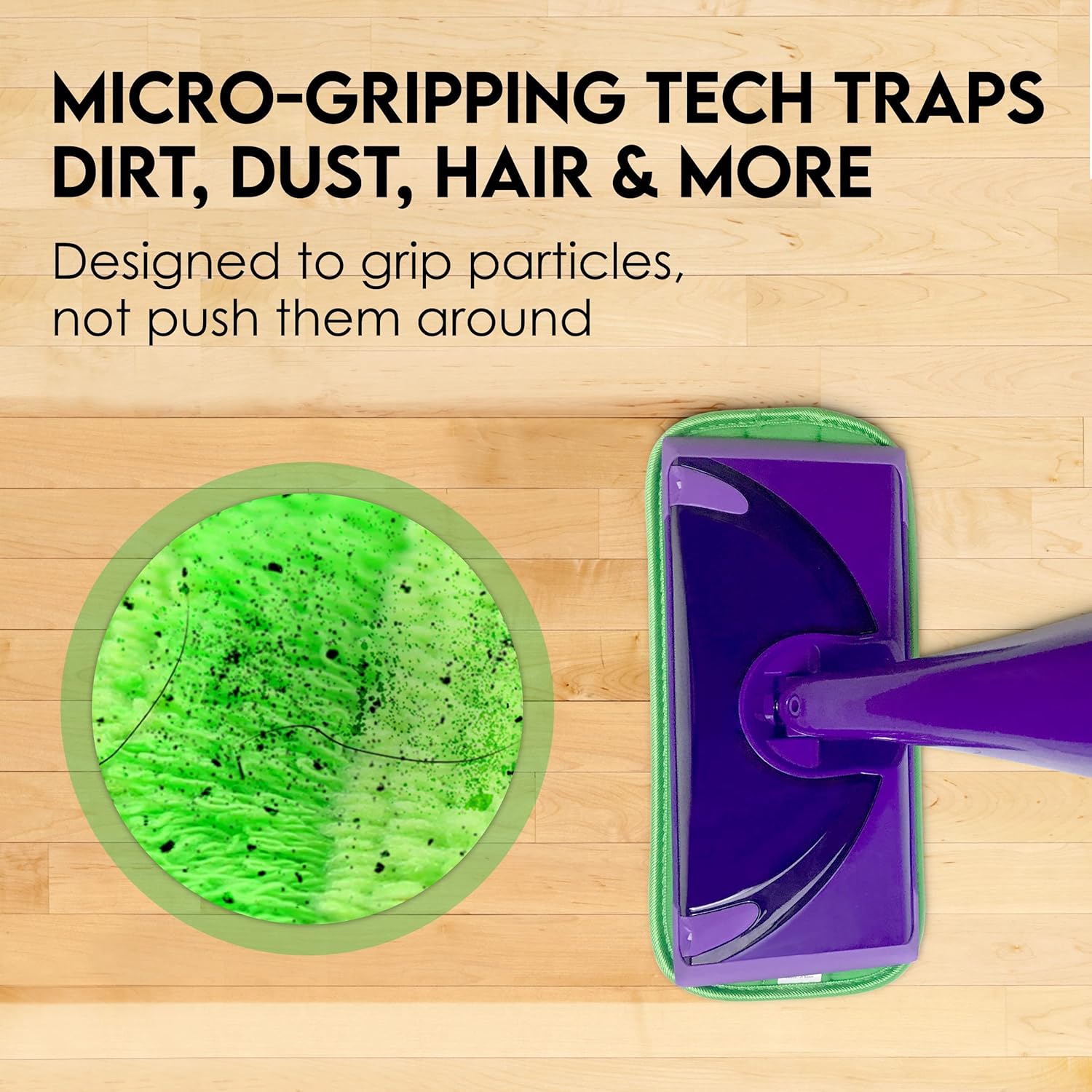 Turbo Microfiber Reusable Floor Mop Pads - Swiffer Wet Jet Compatible Refills