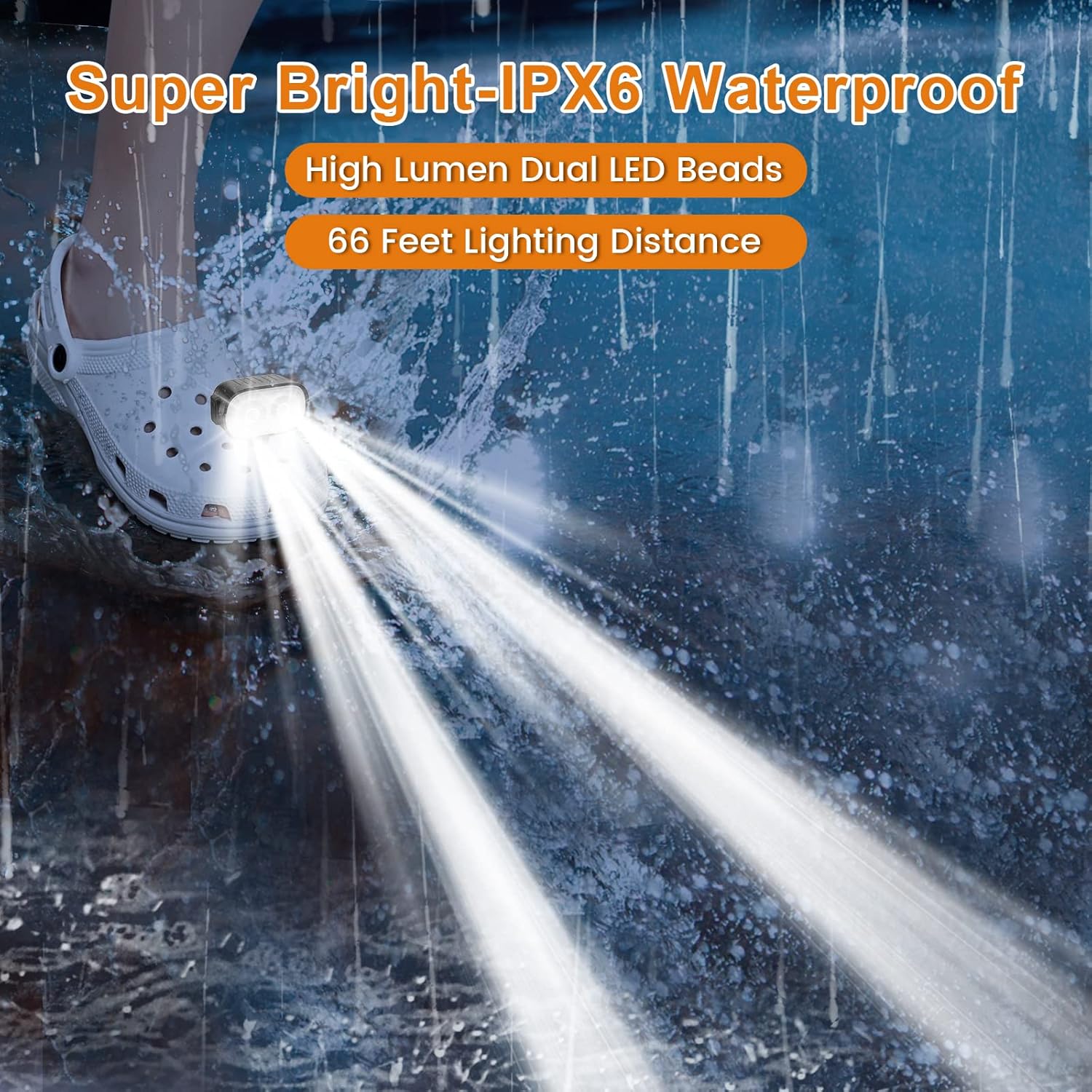 Croc Lights - Brighter Safer Durable
