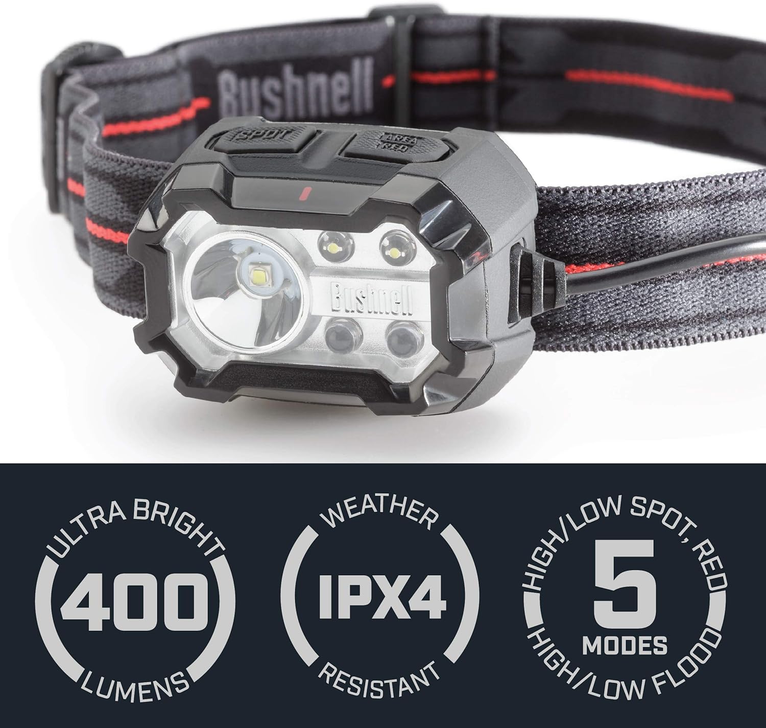Bushnell PRO Rechargeable 400L Headlamp