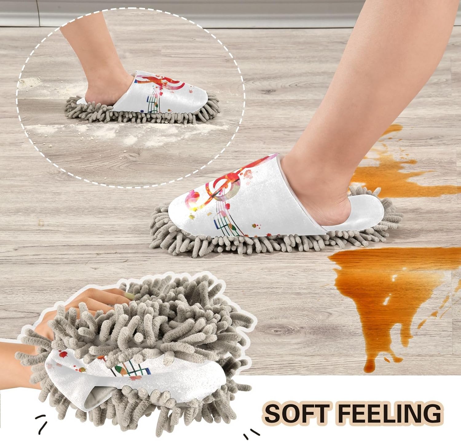 Kigai Microfiber Slippers for easier cleaning