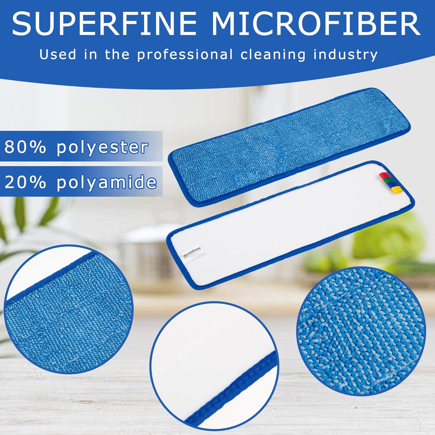 High-Quality Microfiber Pads for Easy Maintenance and Durable Cleaning