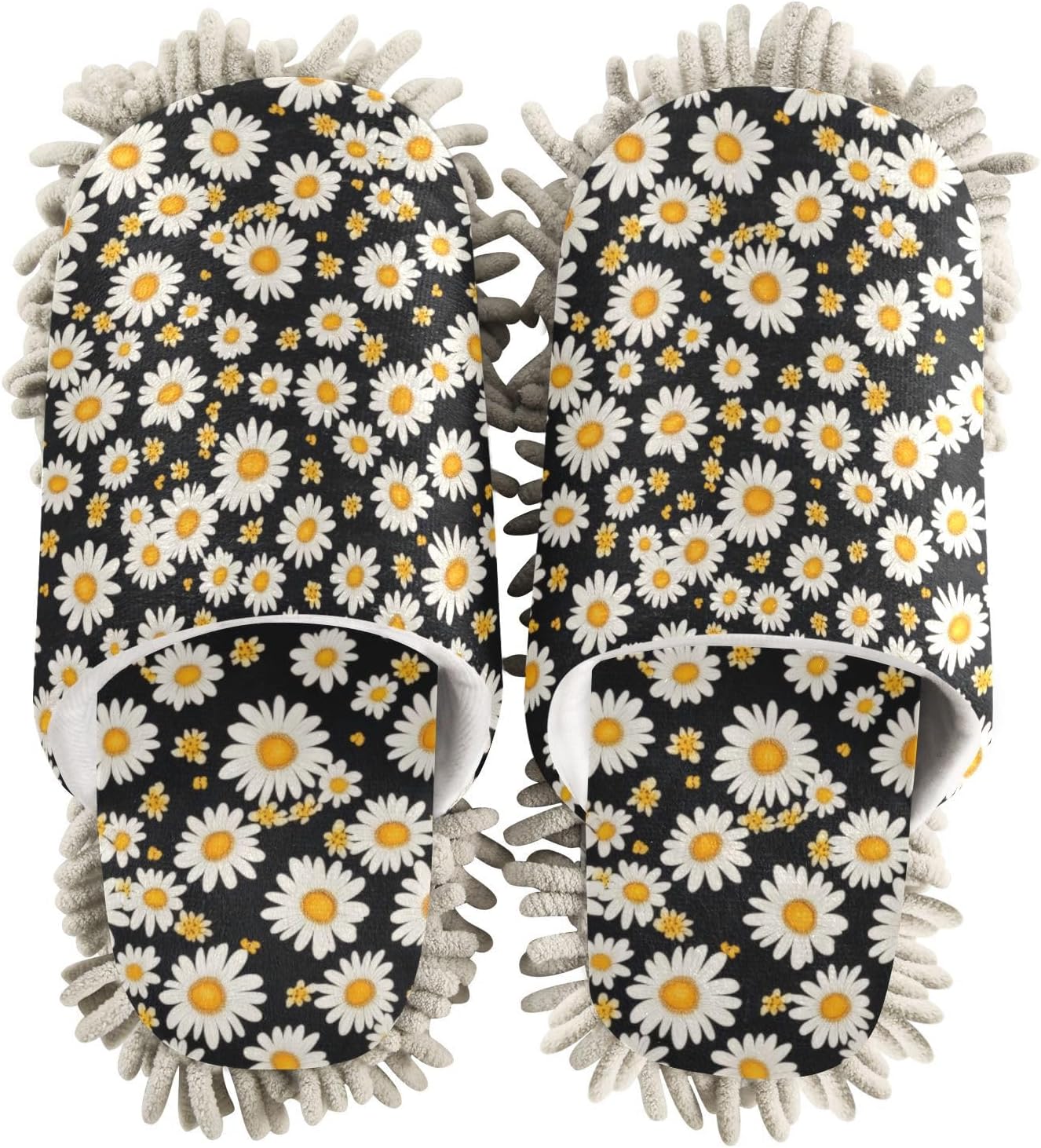 Comfortable Microfiber Mop Slippers for House Cleaning