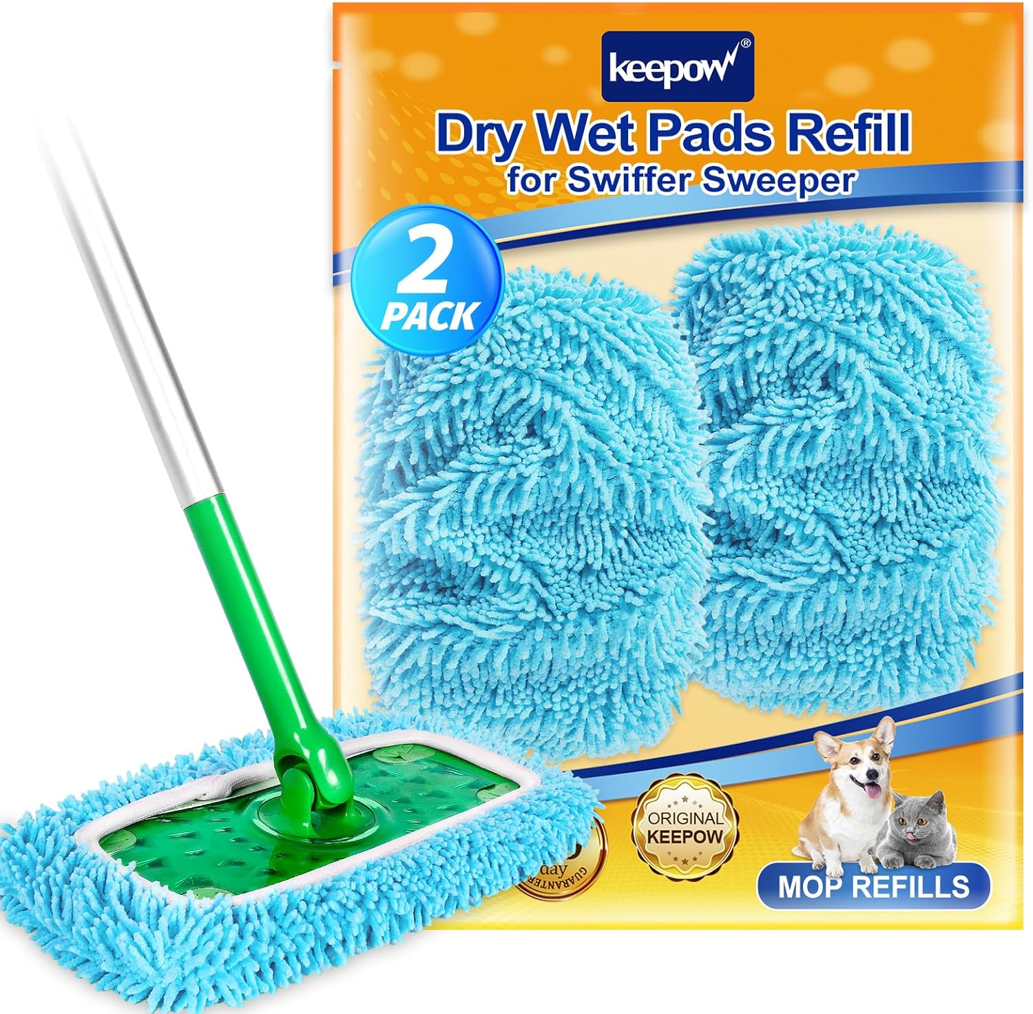 Reusable Dry Sweeping Cloths for Swiffer Mops