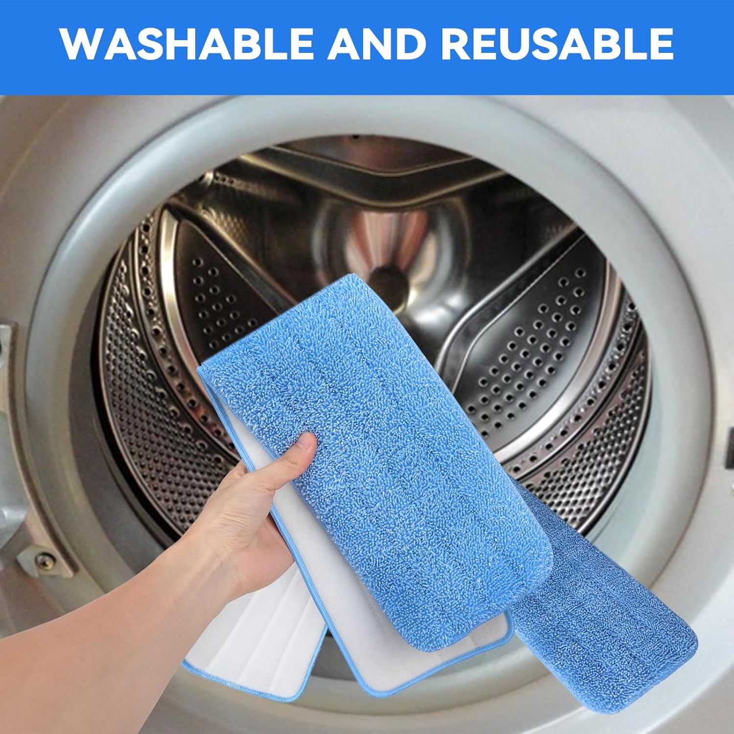 36 Microfiber Mop Pad Set