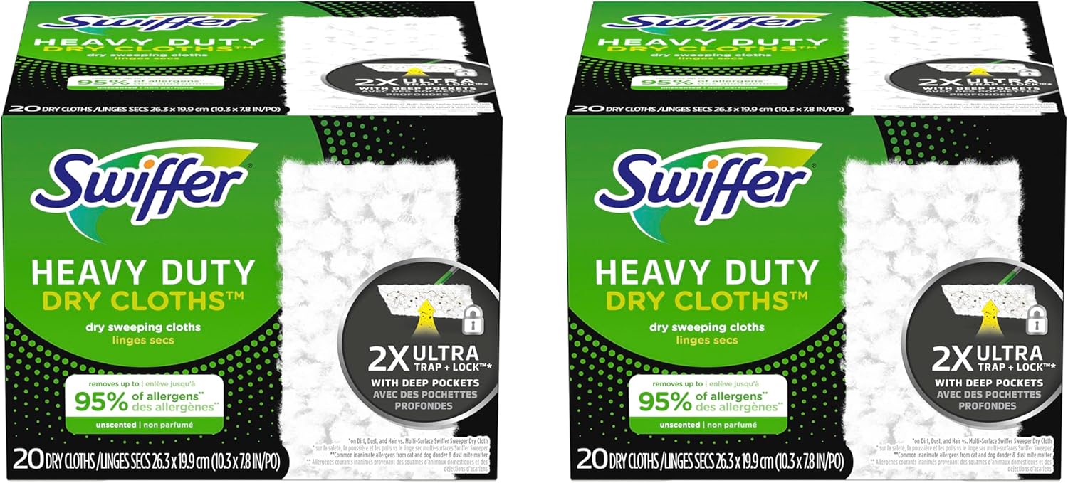 Swiffer Sweeper Heavy Duty Dry Sweeping Cloths 40 count