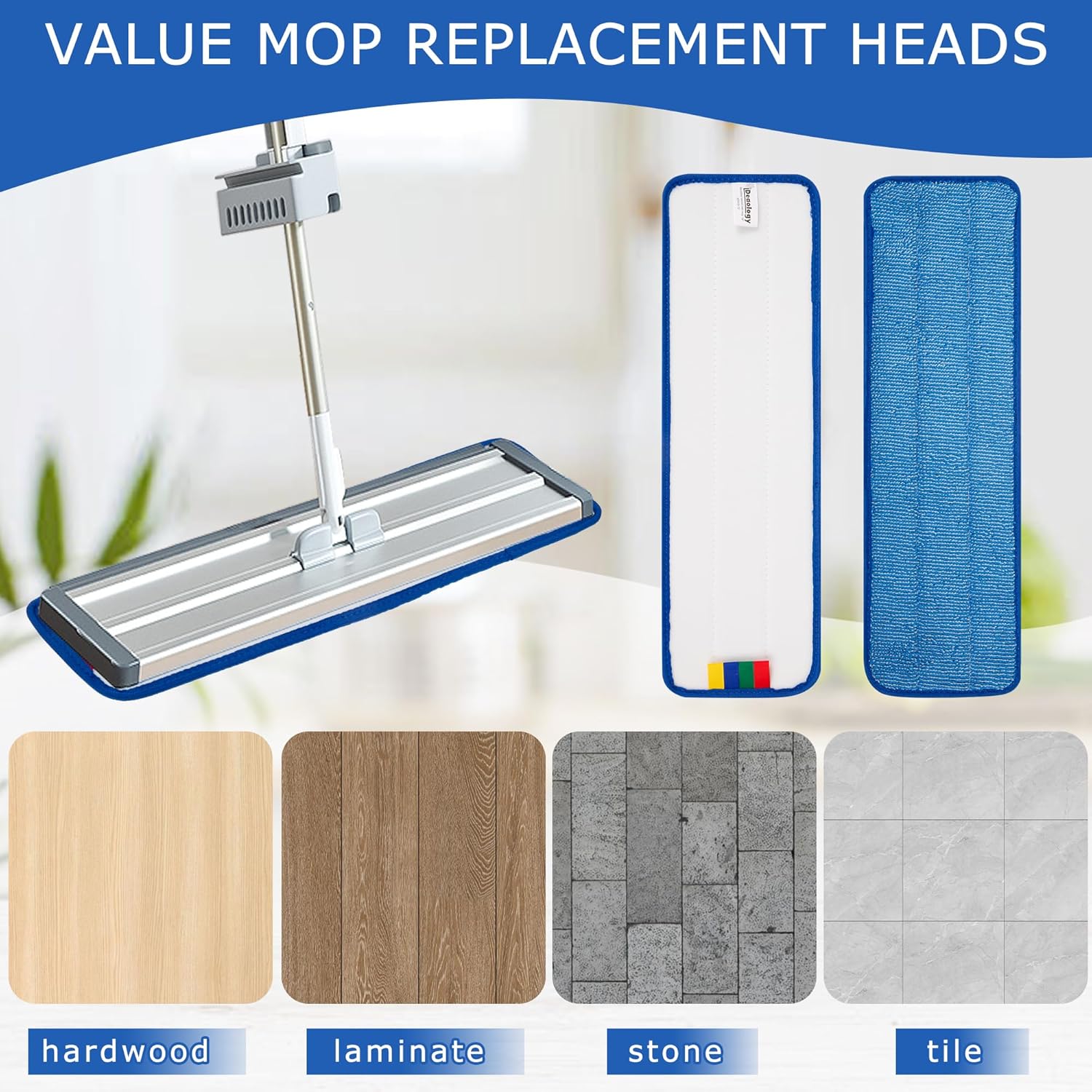 High-Quality Microfiber Pads for Easy Maintenance and Durable Cleaning