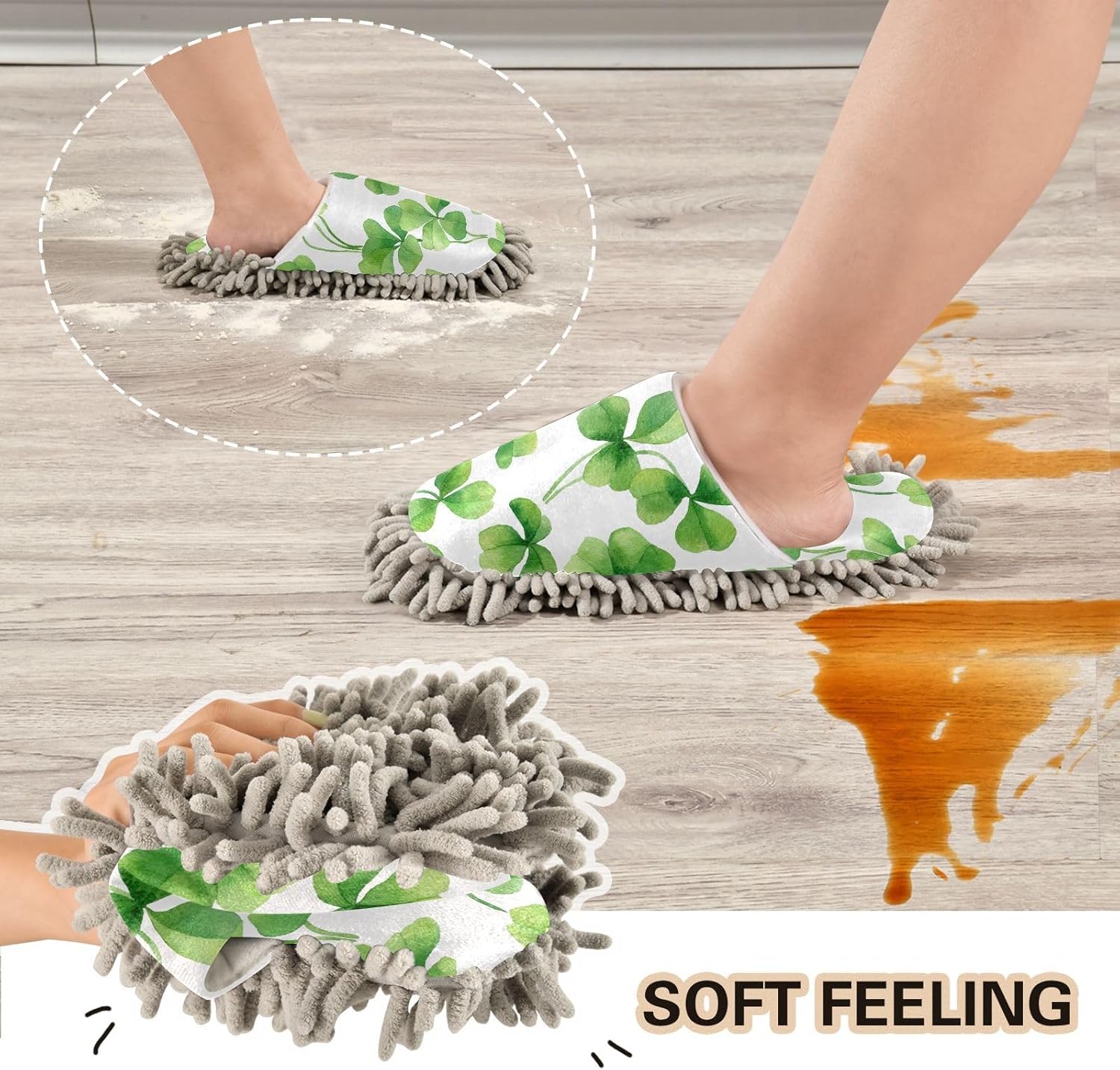 Kigai Microfiber Slippers - Perfect for Cleaning Floors and Entertaining