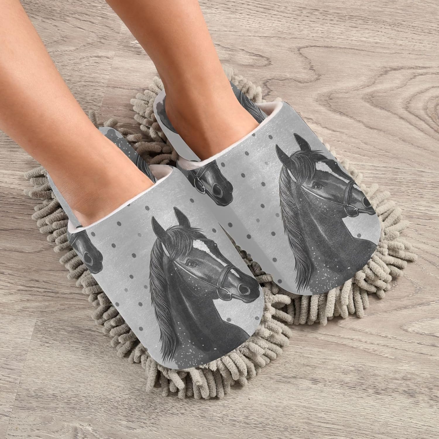 Clean Your Space with our Washable Mop Slippers