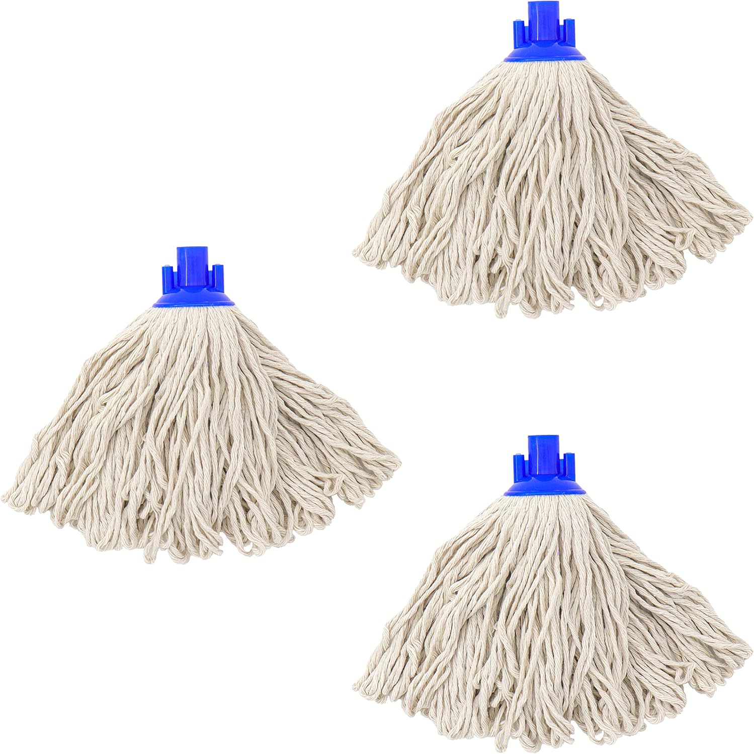 Effortlessly Handle Mopping with 3PCS Cotton String Mop Heads