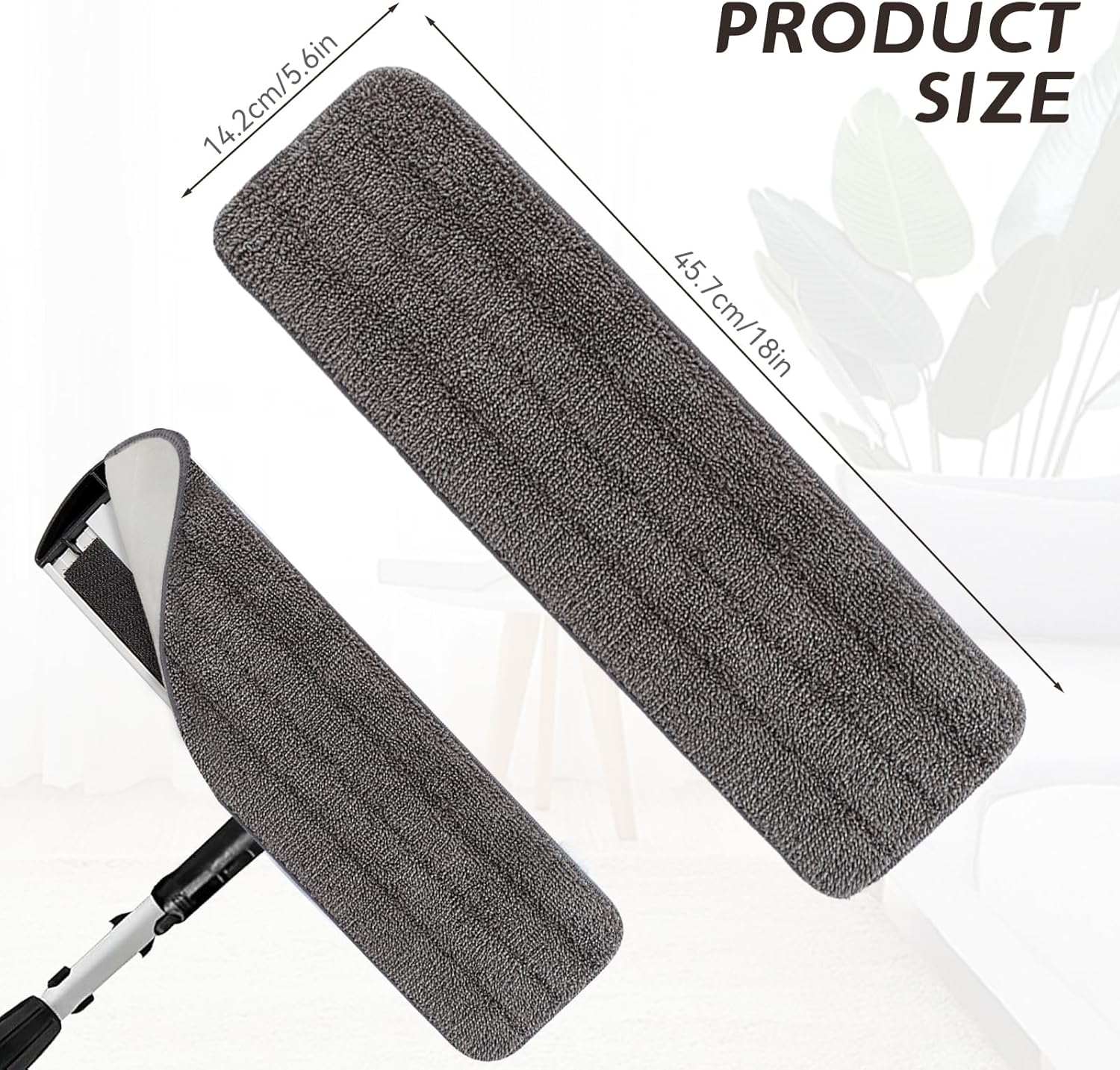 Beilan Replacement Mop Pads for Rubbermaid 17 and 18 Mops