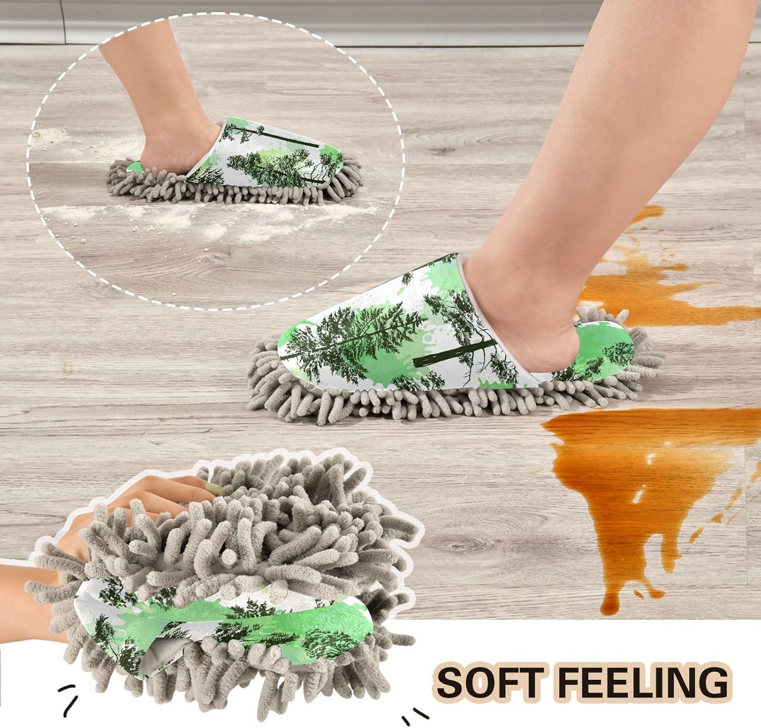 Kigai Microfiber Slippers for Floor Cleaning 1