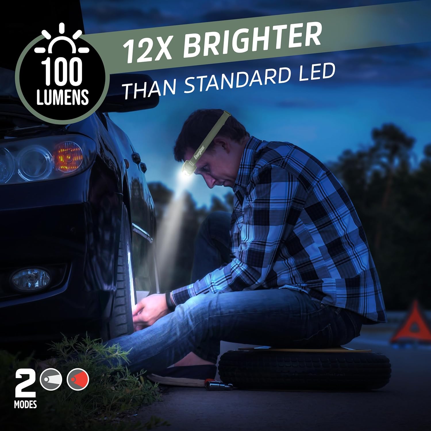 Energizer Universal LED Headlamp Pack of 2