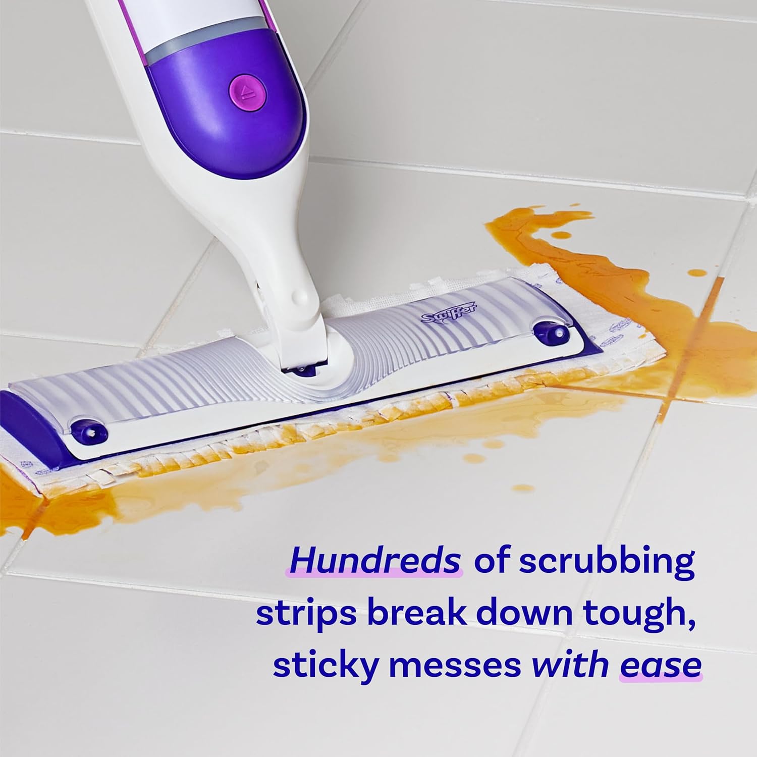 Swiffer PowerMop Multi-Surface Mopping Pad Refill 11 Count Deep Cleaning Easy Maintenance