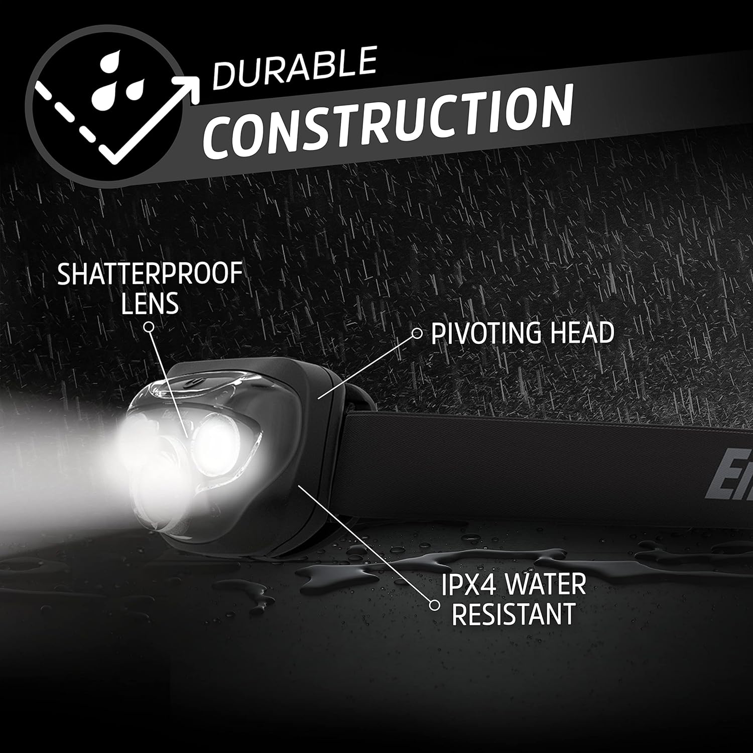 Energizer LED Headlamp PRO 2-Pack Durable Reliable for Survival Beyond