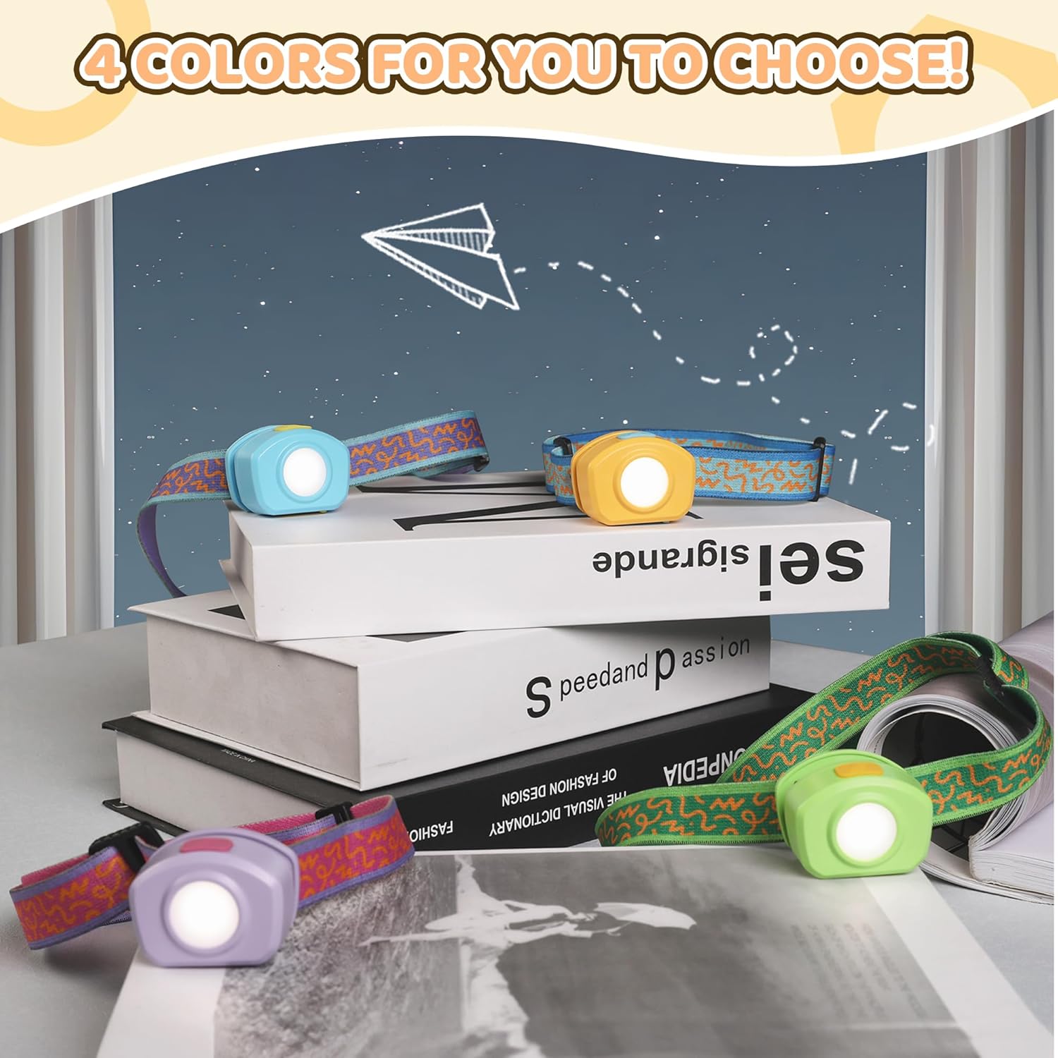 EverBrite 6-Pack Rechargeable flashlight and LED headlamp for kids
